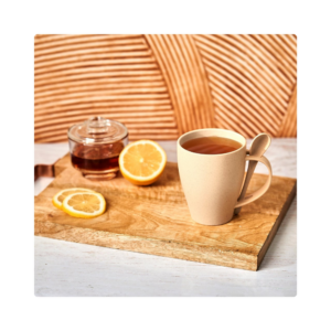 Okiyo Kawai Wheat Straw Mug & Spoon - 350ml