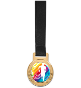 Altitude Achiever Medal With Black Petersham Lanyard