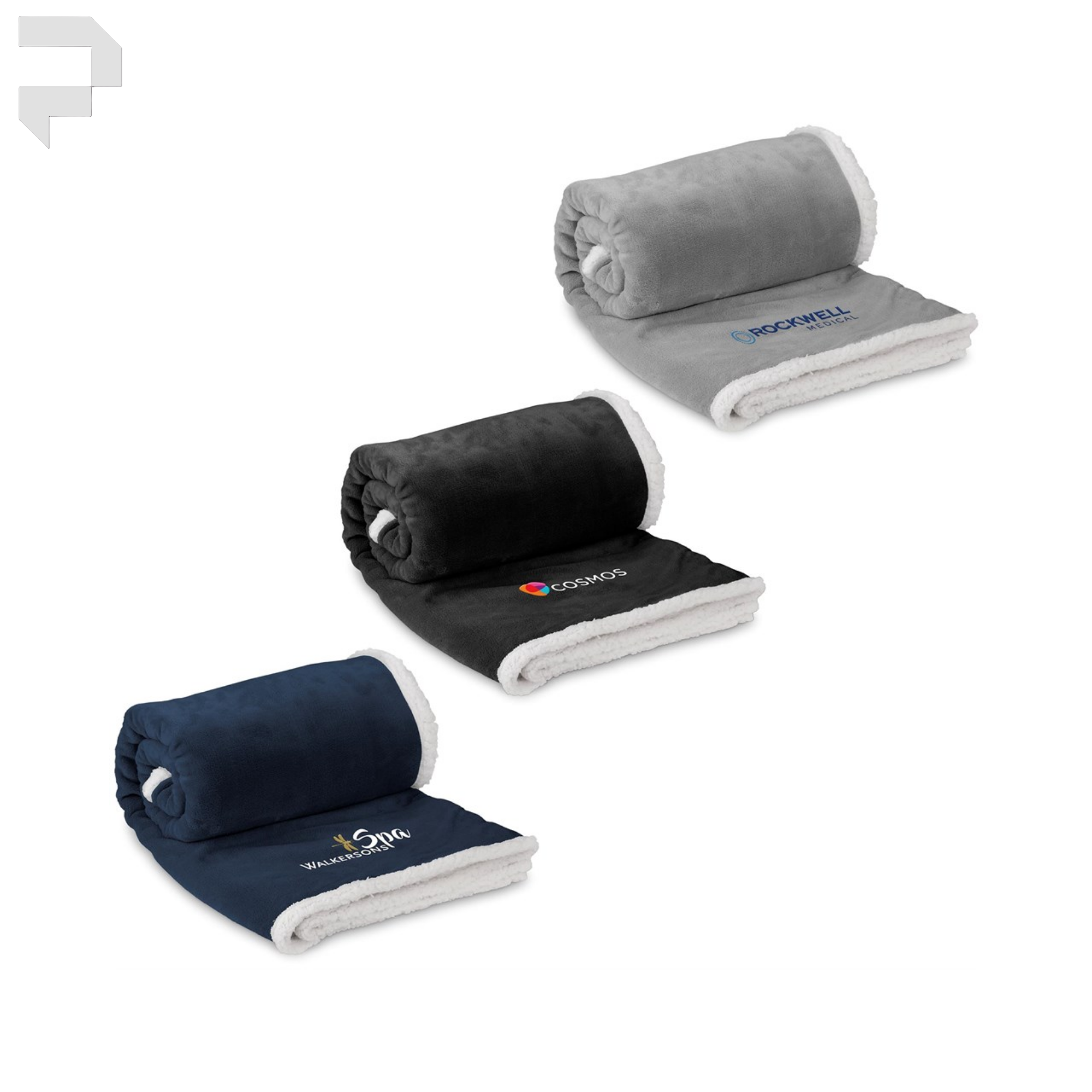 US Basic Mckinley Sherpa Fleece Blanket