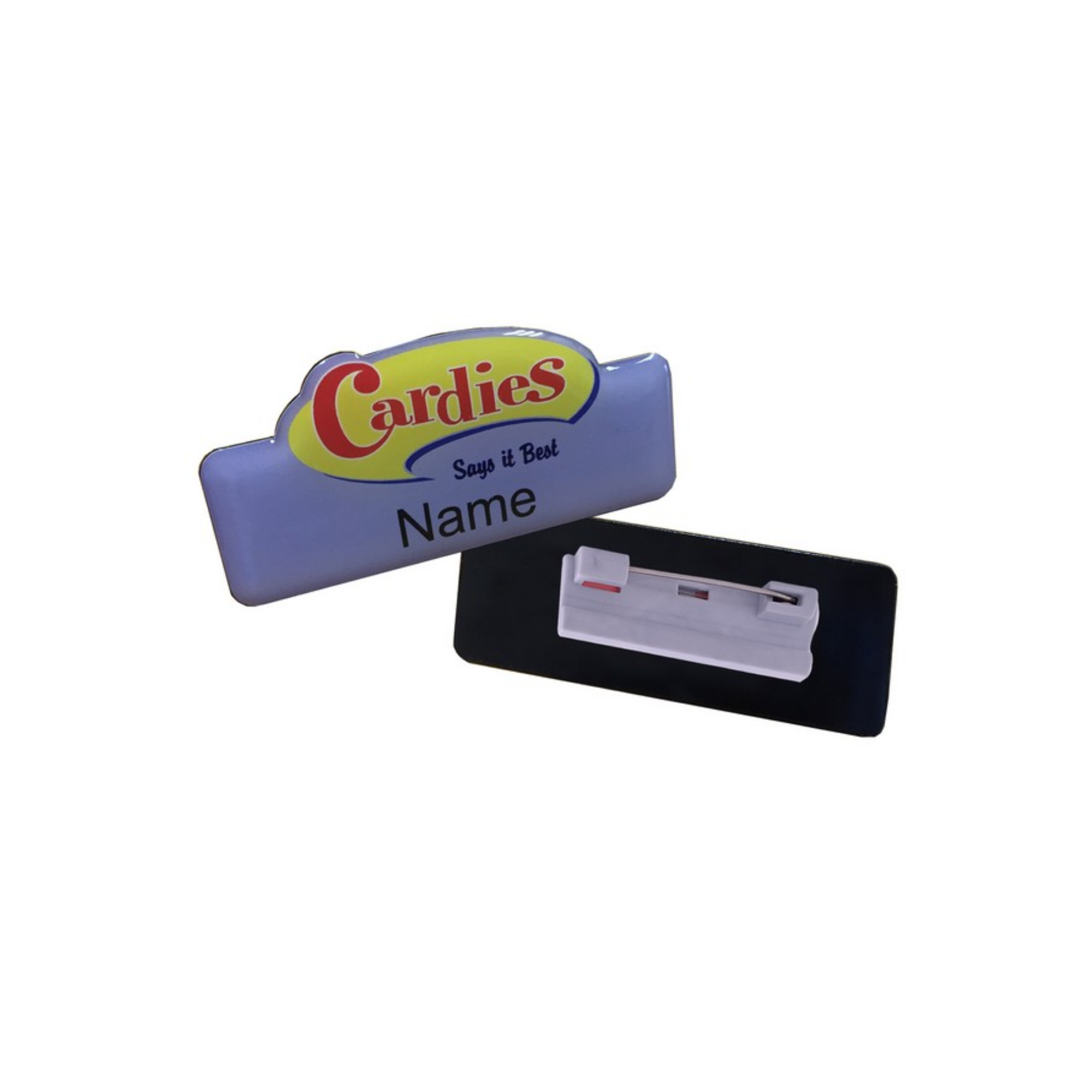 Custom Name Badge - Pin Clip