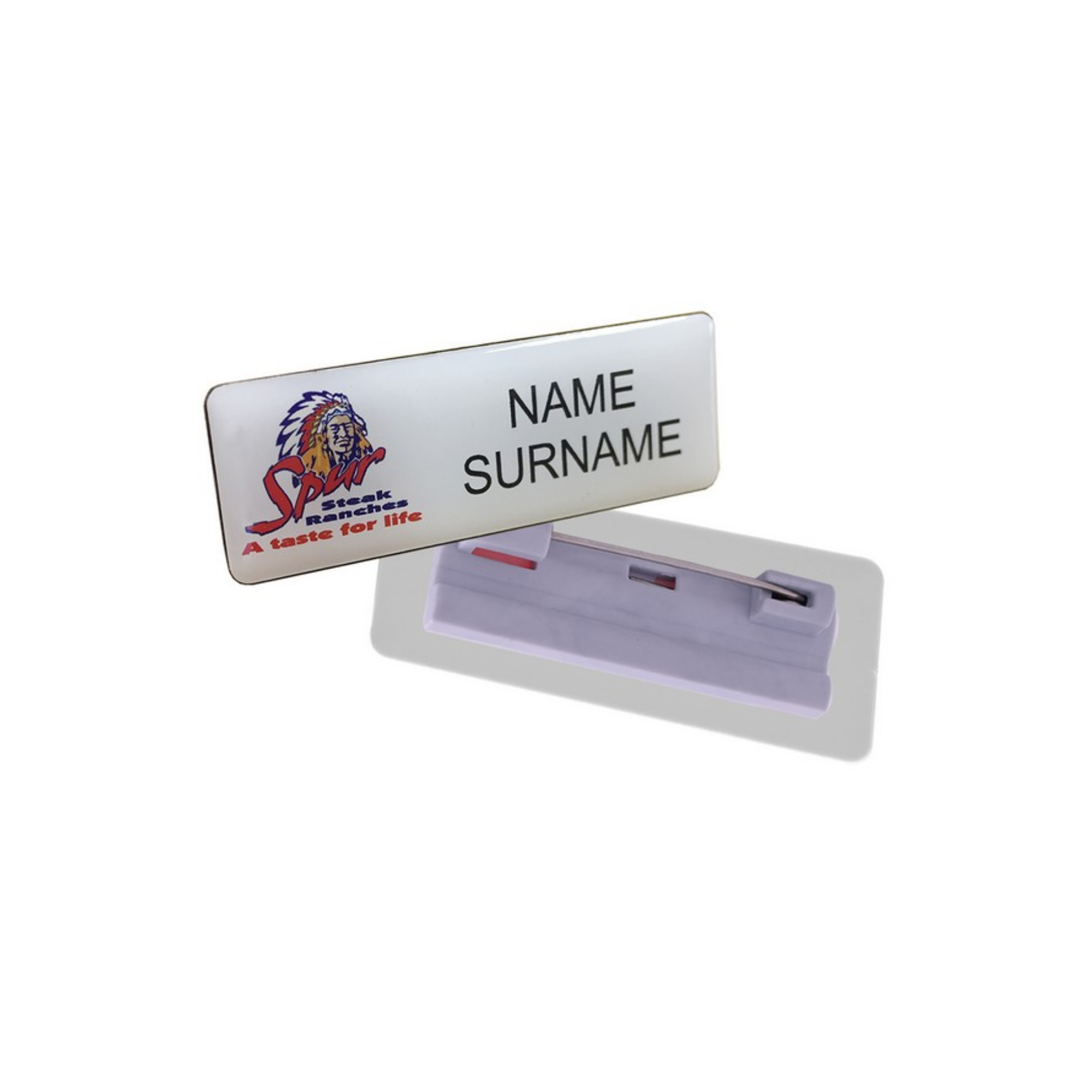 Name Badge Pin Clip - STD Size (60mm x 20mm)