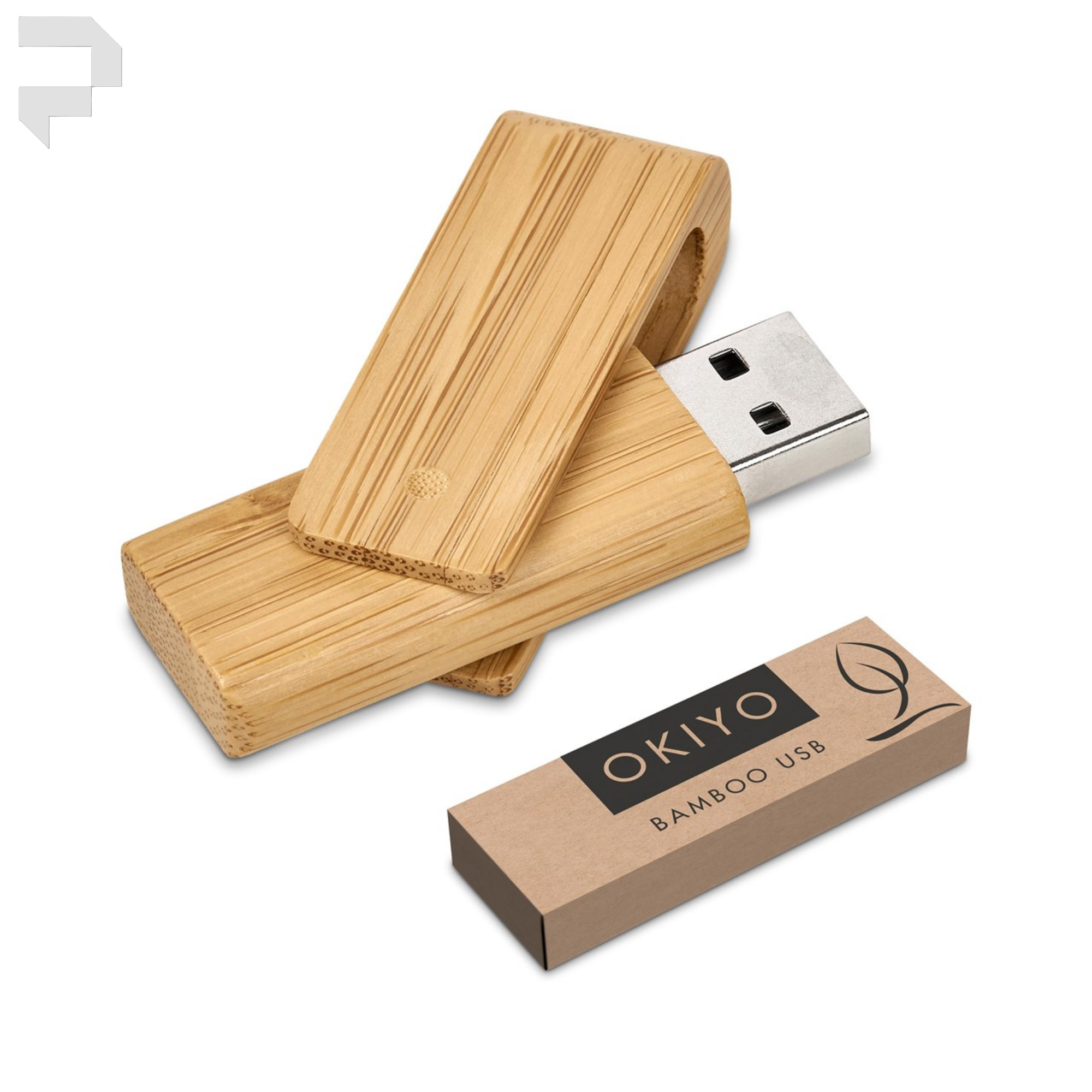 Okiyo Bakemono Bamboo Flash Drive - 32GB