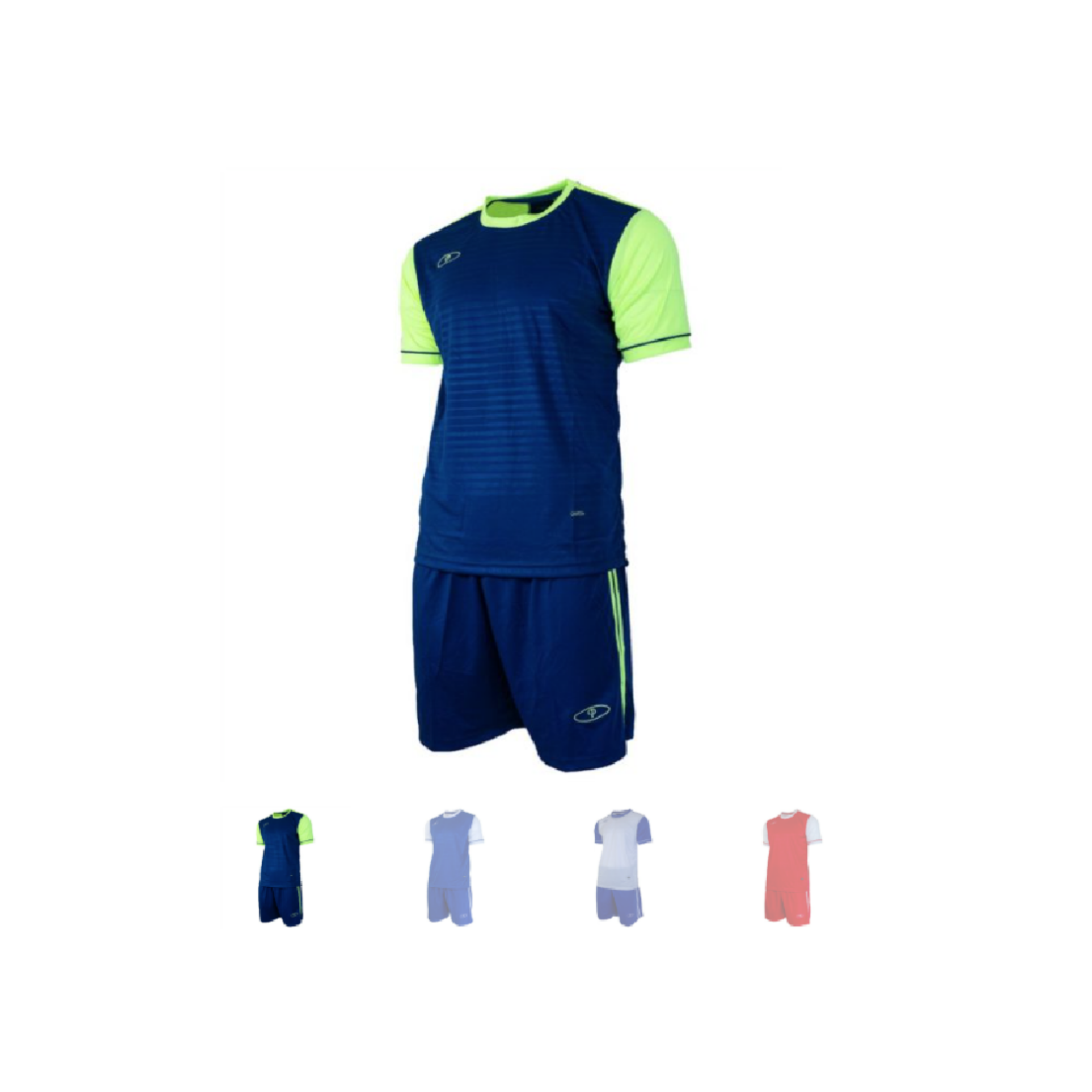 Mens Brasil Soccer Tops and Shorts (Set of 14)