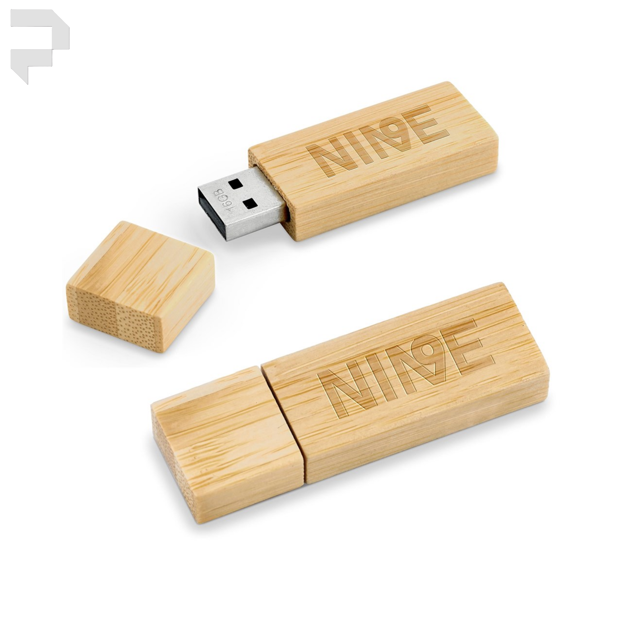 Okiyo Komorebi Bamboo Flash Drive - 16GB