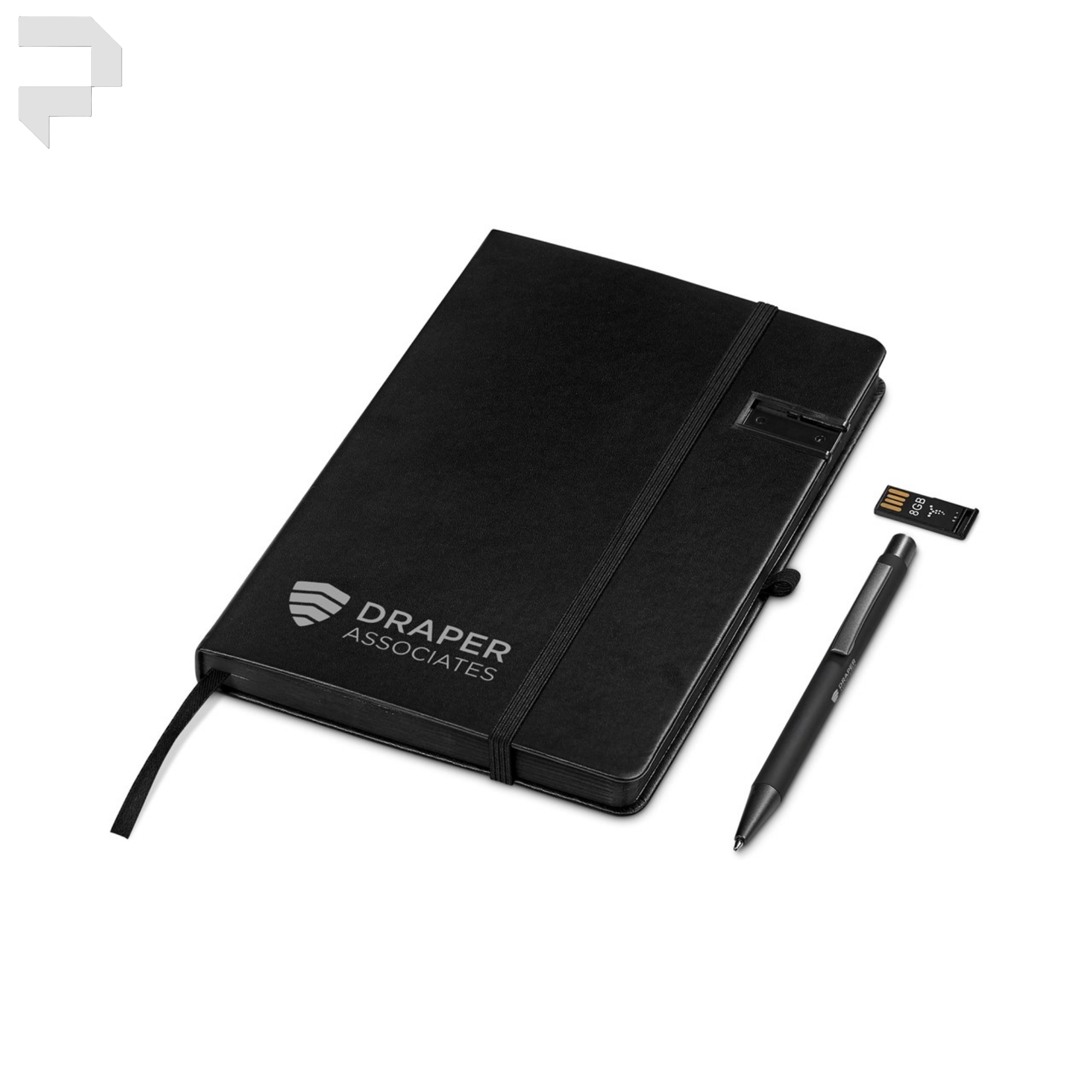 Altitude Billenium Flash Drive Notebook & Pen Set - 8GB