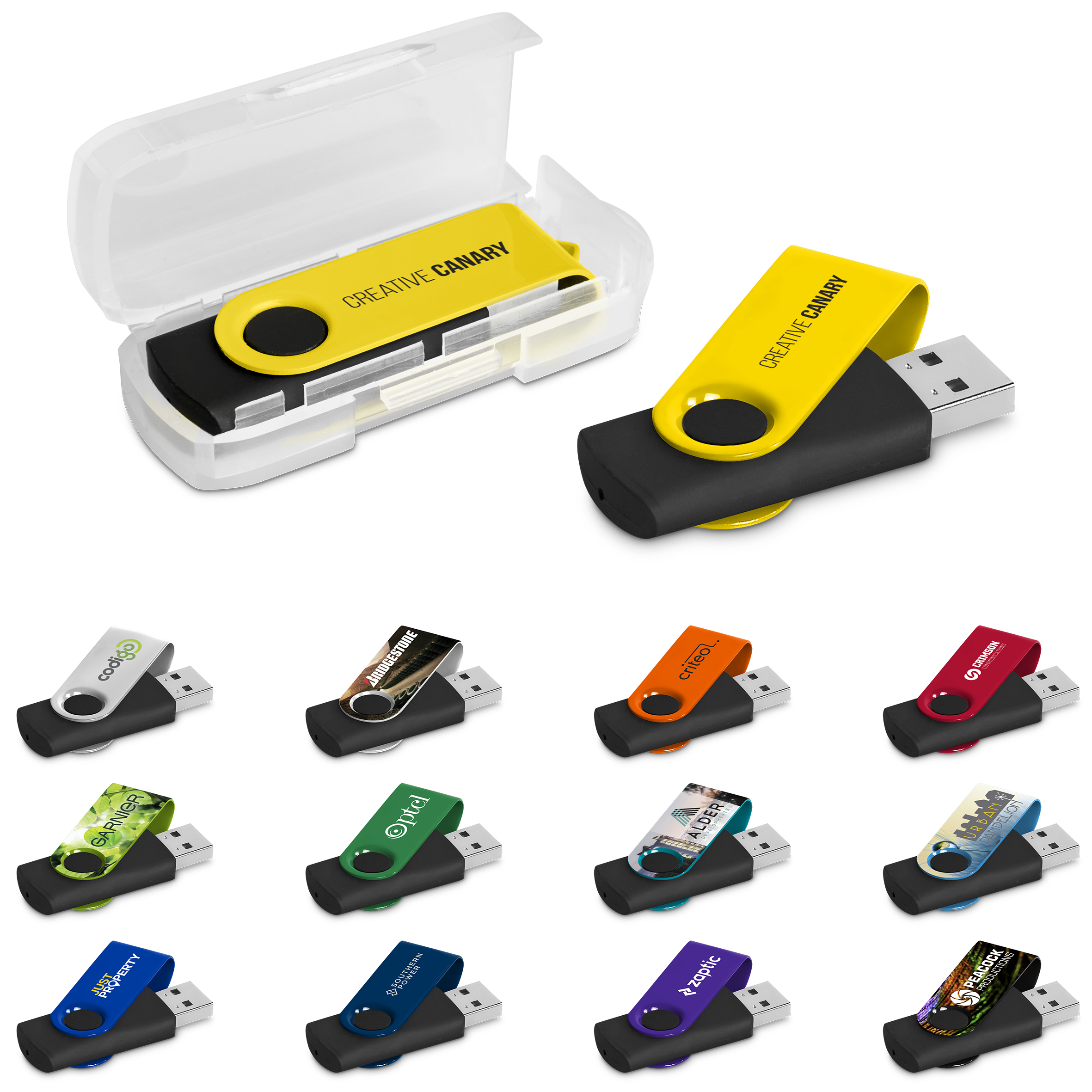 Altitude Axis Gyro Black Flash Drive - 8GB