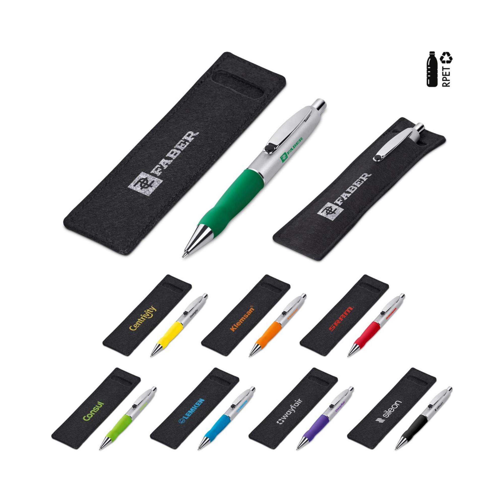 Altitude Turbo Tide Ball Pen in Felt Pouch