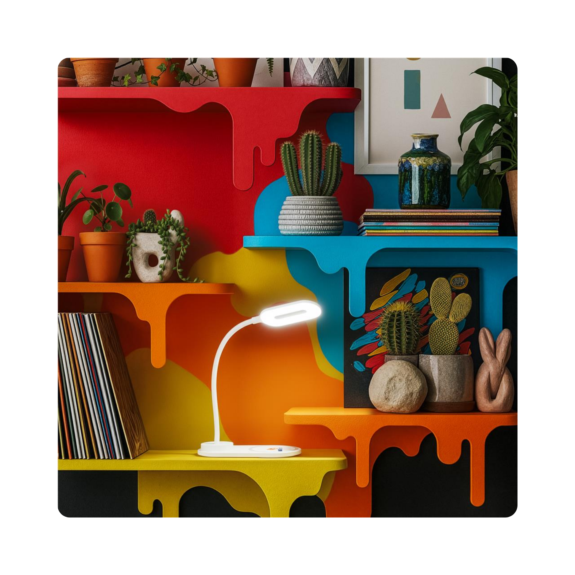 Swiss Cougar Doha Wireless Charger & Desk Lamp