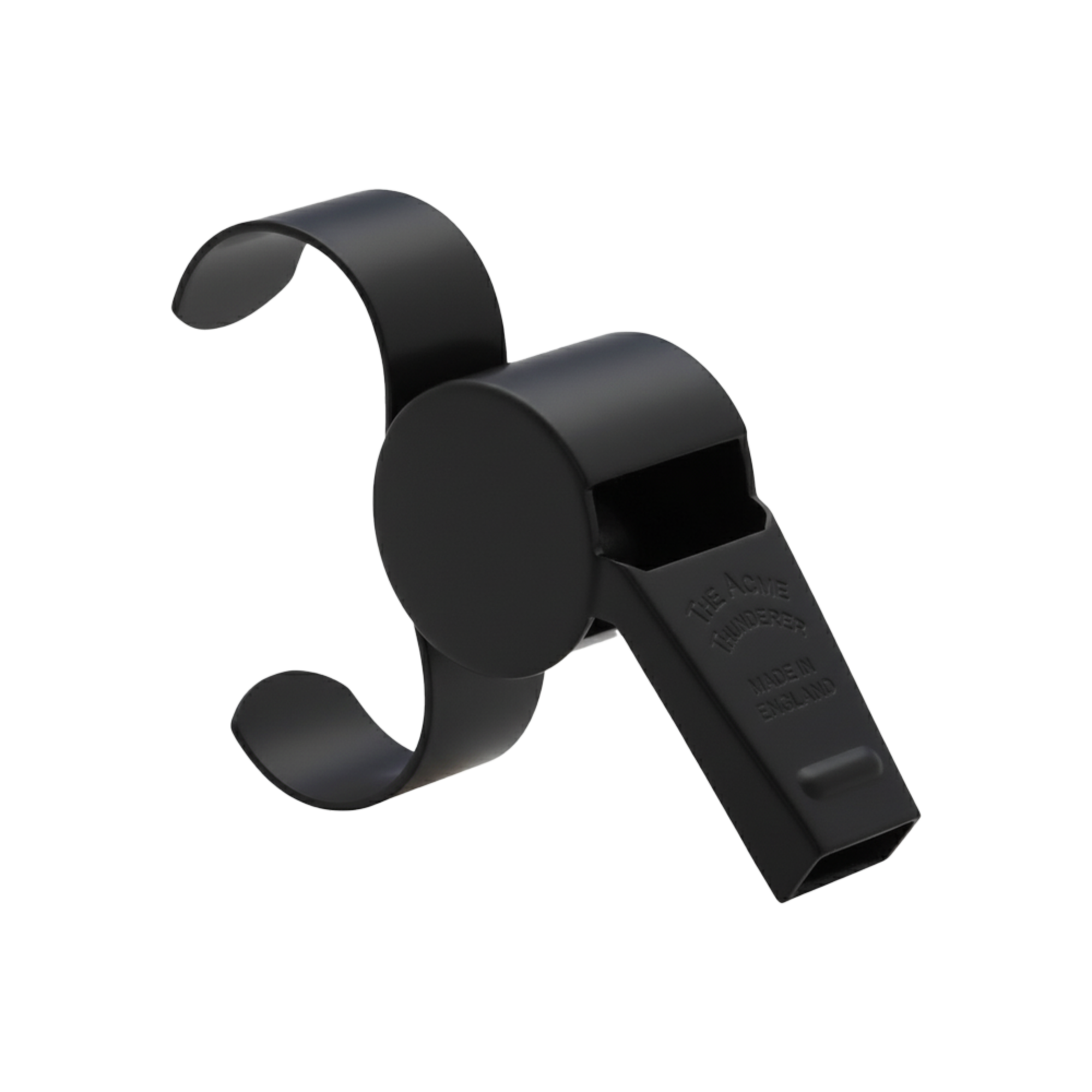 Acme 477/59.5 Thunderer Matt Black Finger Grip Whistle