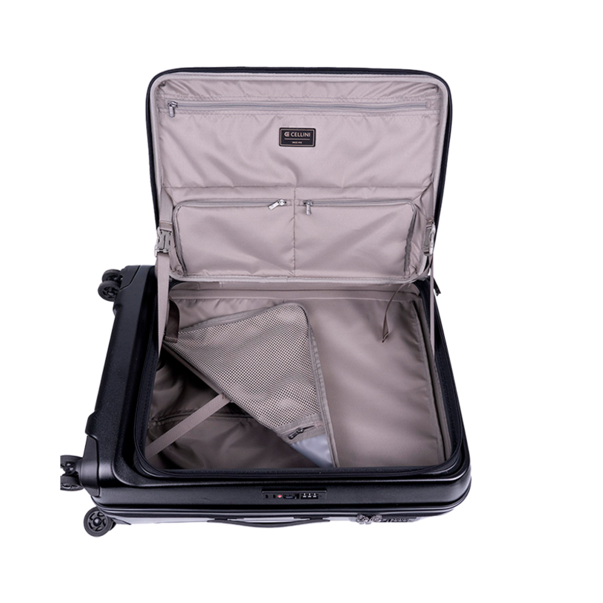 Cellini Tri Pak Medium Trolley Case (Champagne) - Image 2
