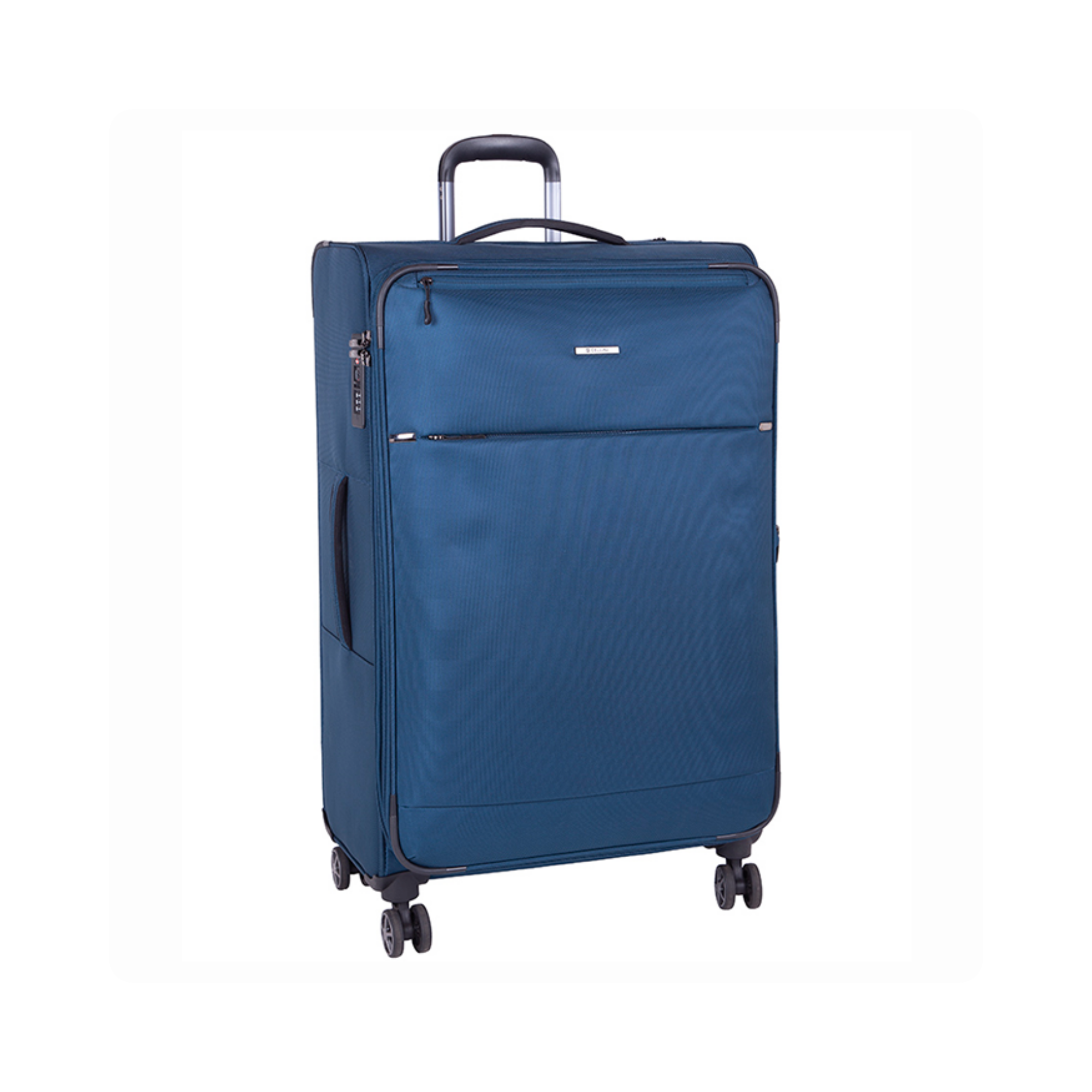 Cellini Smartcase Large 4 Wheel Trolley Case (Blue)
