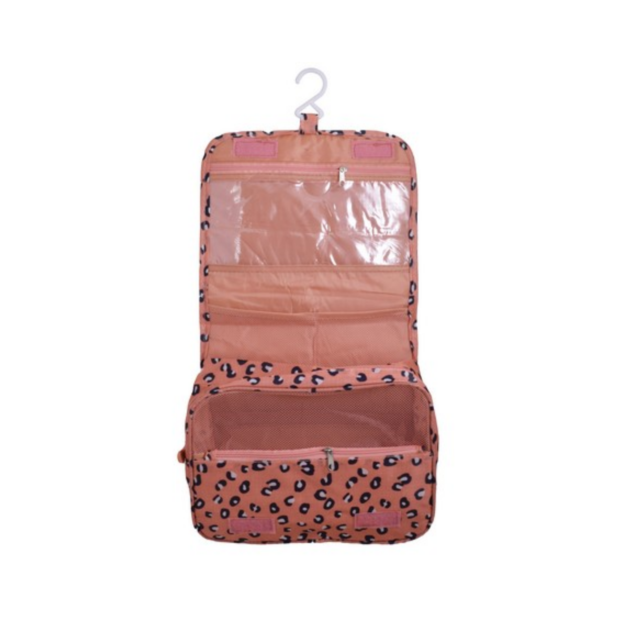 Velcro Hanging Toiletry Bag (Animal Print)