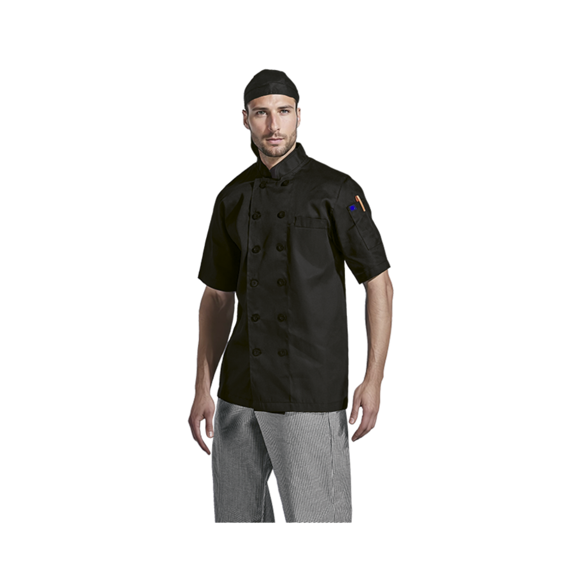 Savona Short Sleeve Chef Jacket Mens