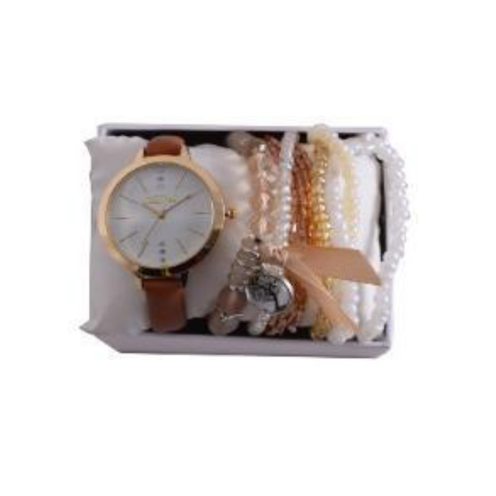 DIGITIME Watch & Bracelet Gift Set - Blue/ Silver