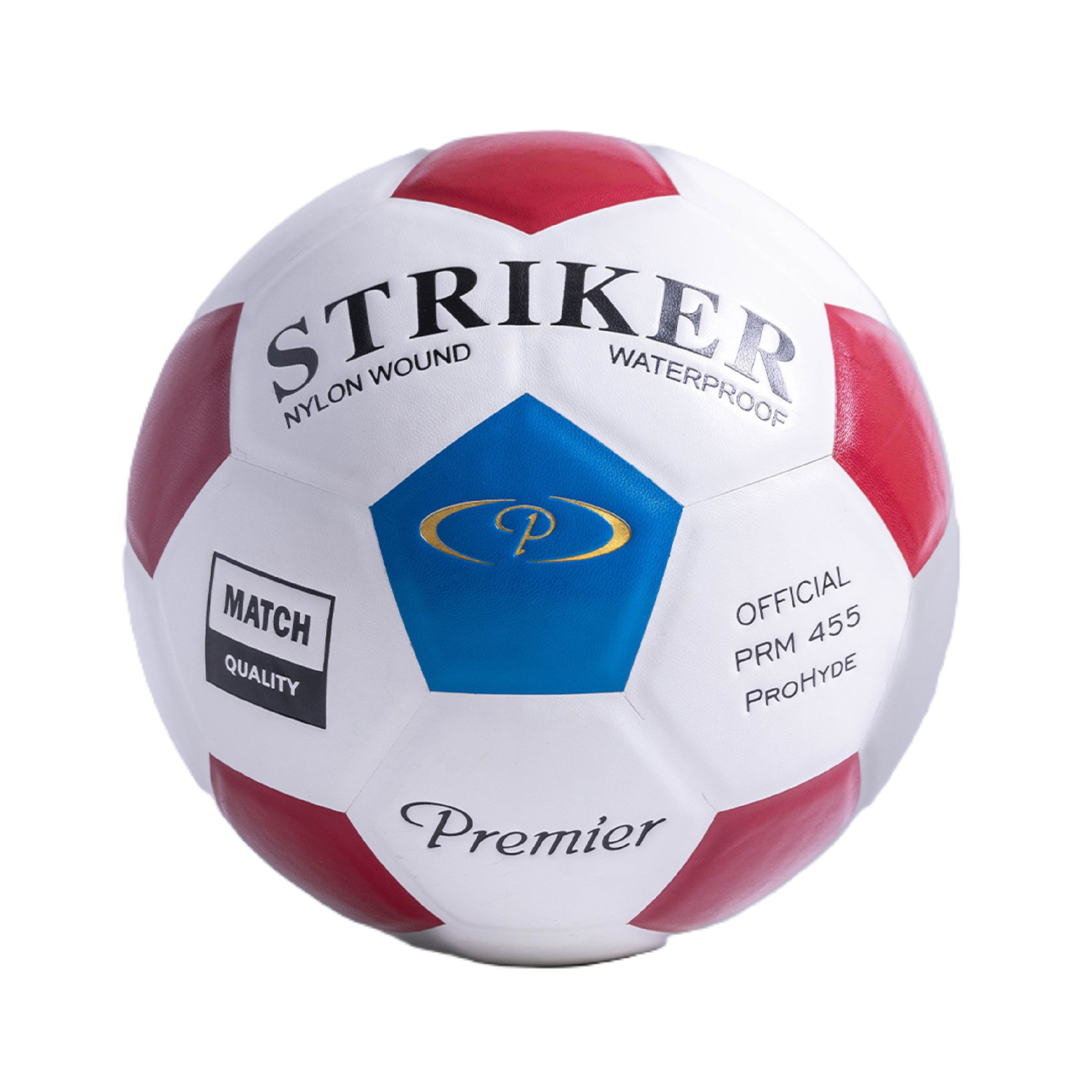 Premier Striker Moulded Soccer Ball Red/Blue/White
