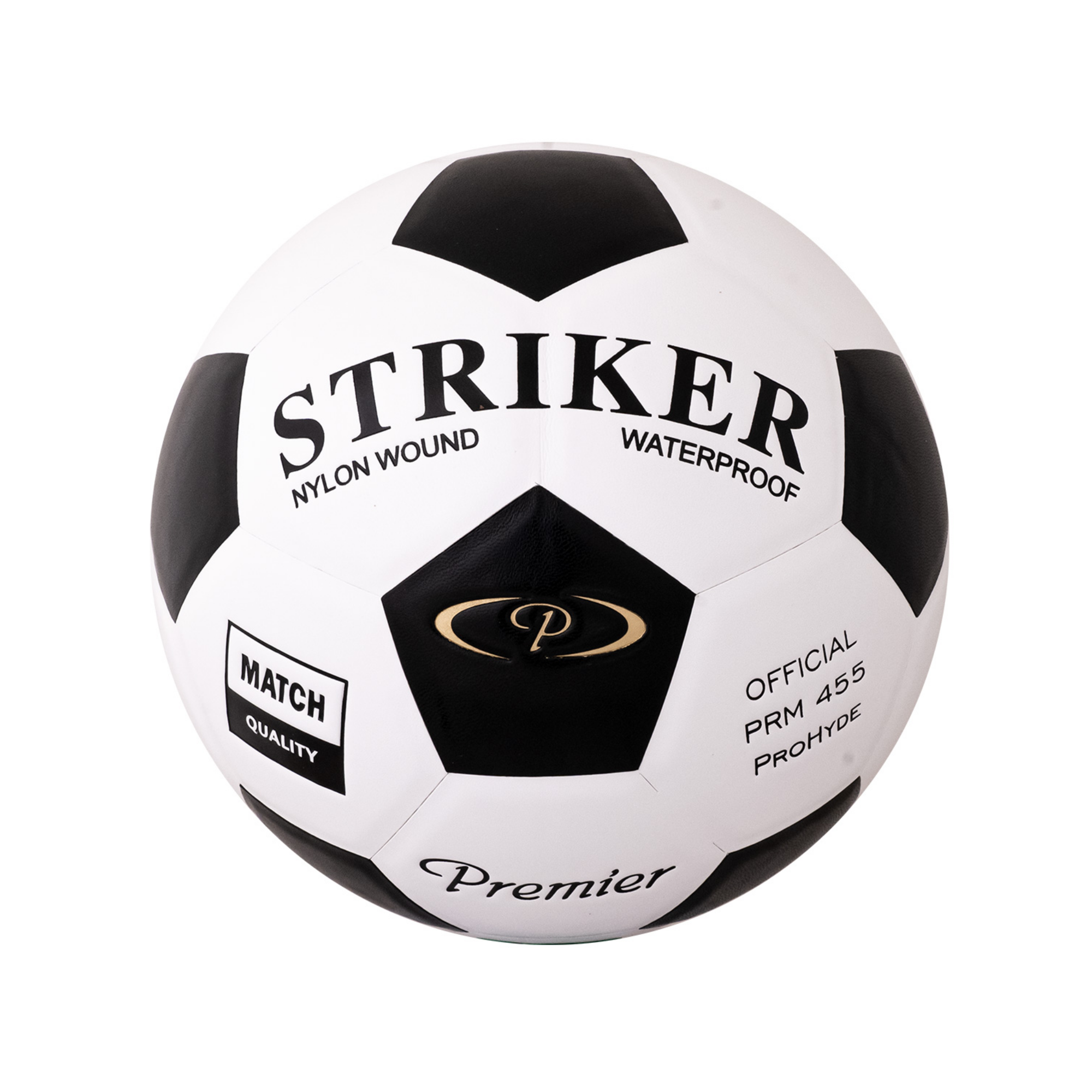 Premier Striker Moulded Soccer Ball Black/White