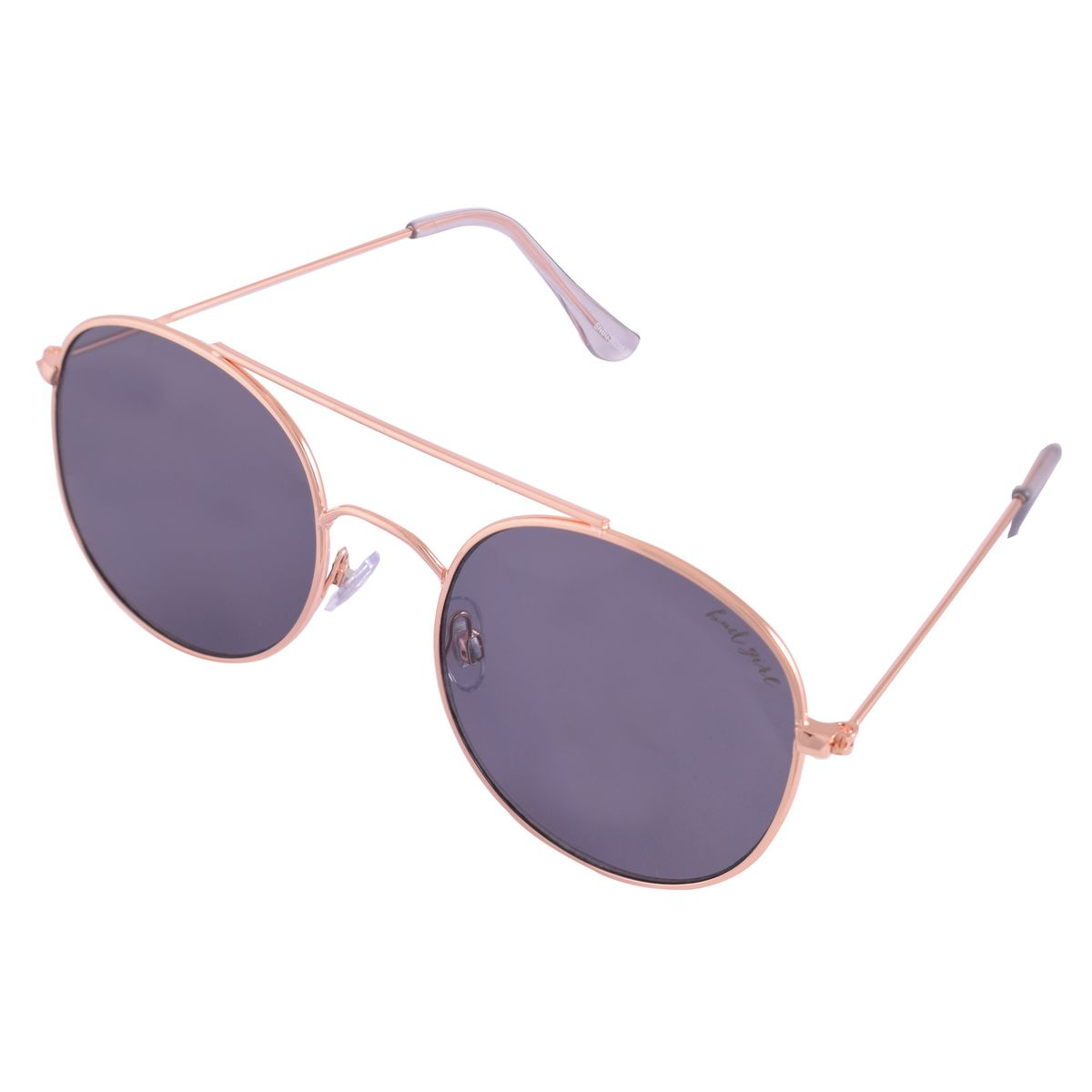BadGirl Women's Breezy Sunglasses (Black & Rosegold)