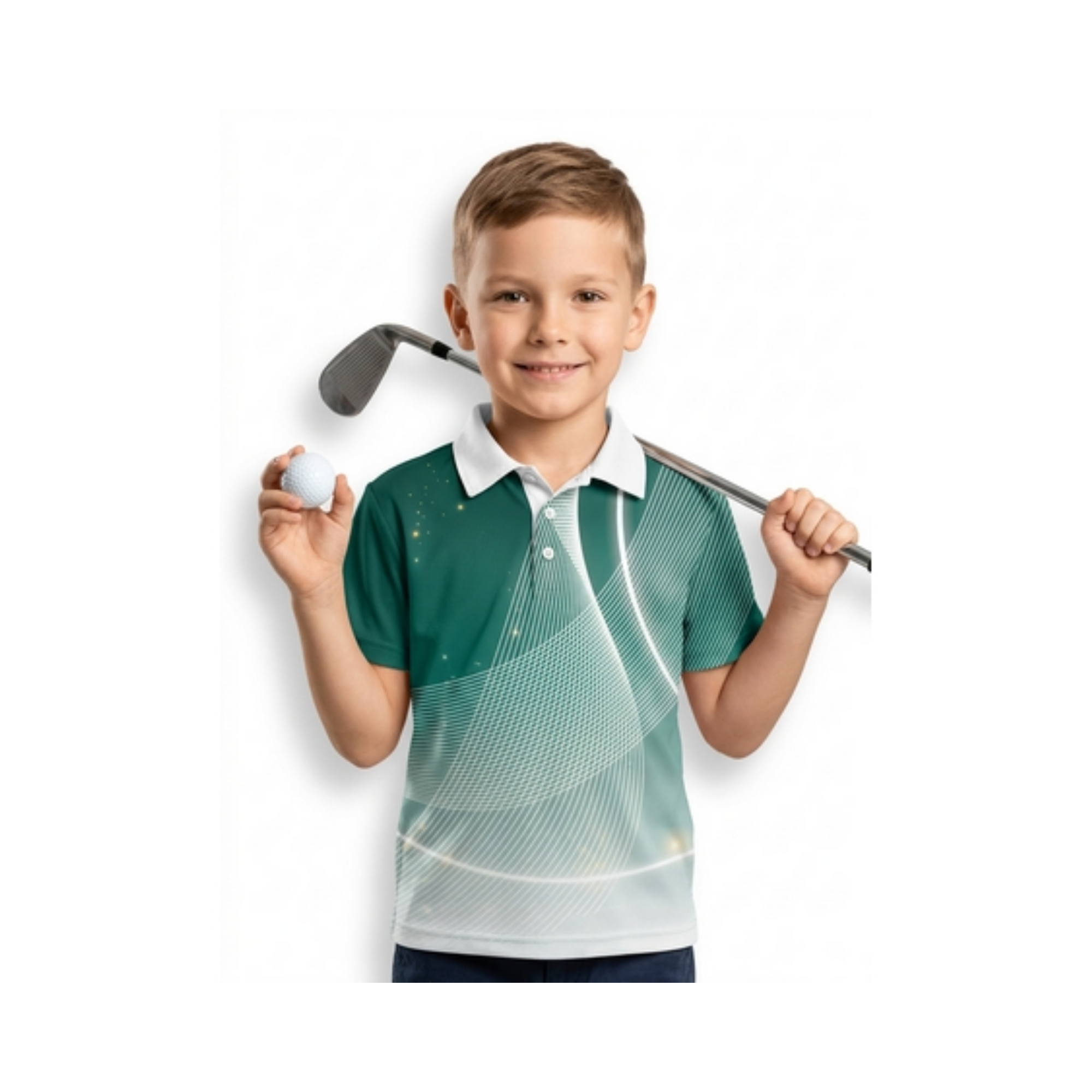Kids Custom - Sub Golf Shirt - Image 2