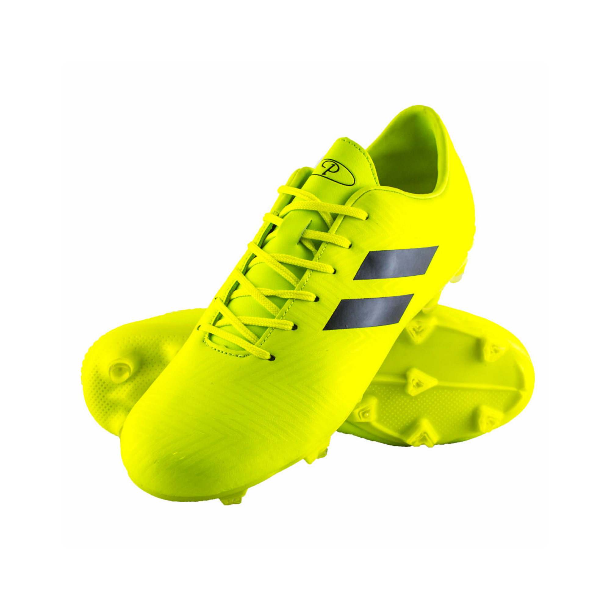 Mens Samba Soccer Boots Neon Yellow