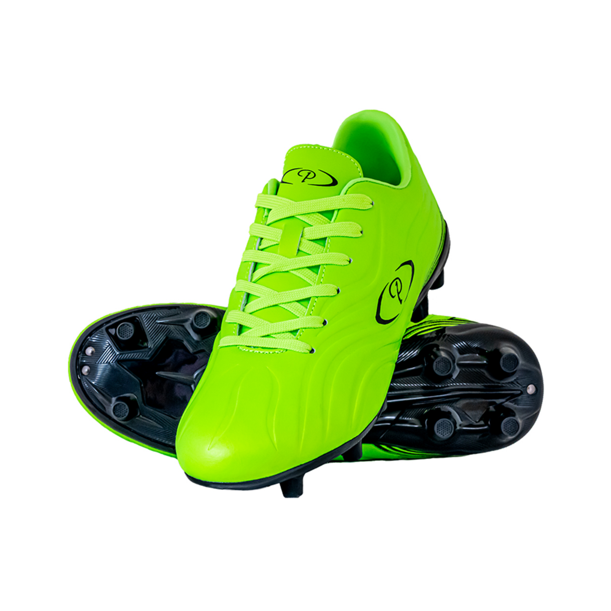 Youth Glory Soccer Boots Fluoro Green  Black