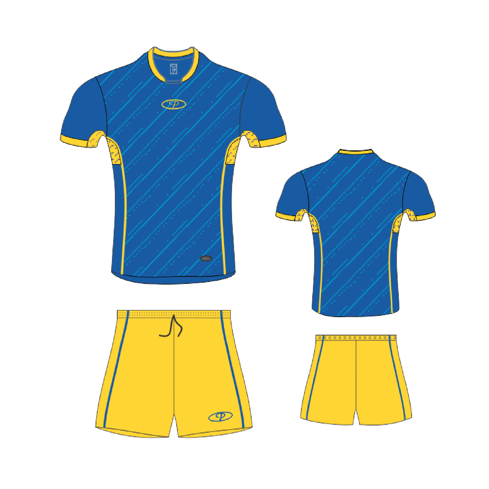 ROYAL BLUE | YELLOW