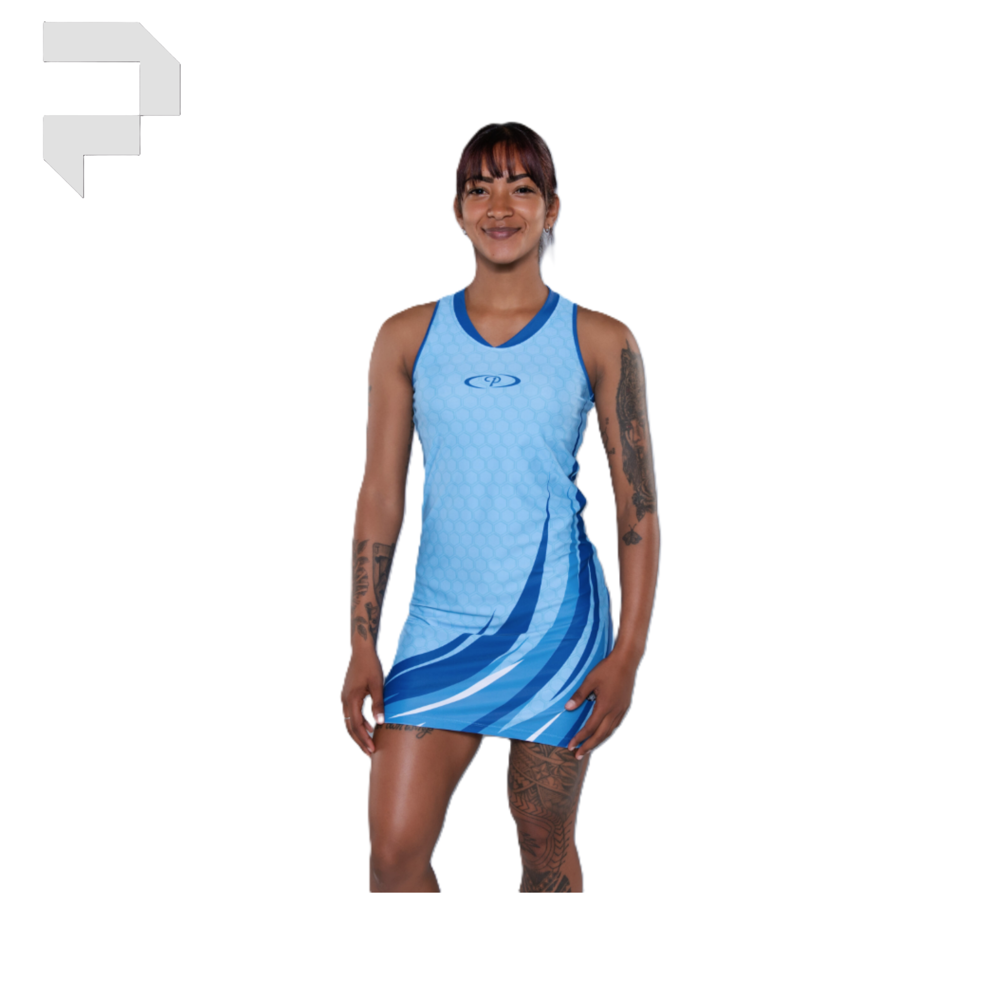 Ladies Jaguar Sublimated Netball Dresses - Image 7