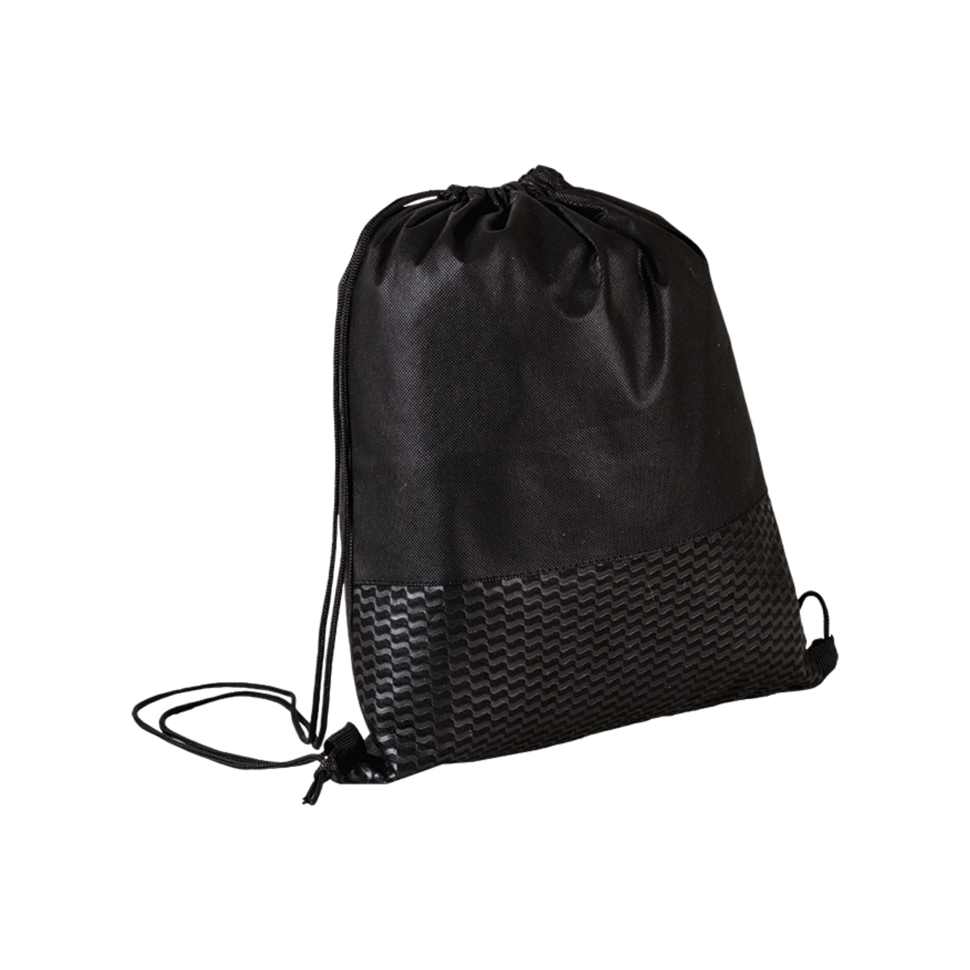Wave Design Drawstring Bag Non-Woven - Image 2