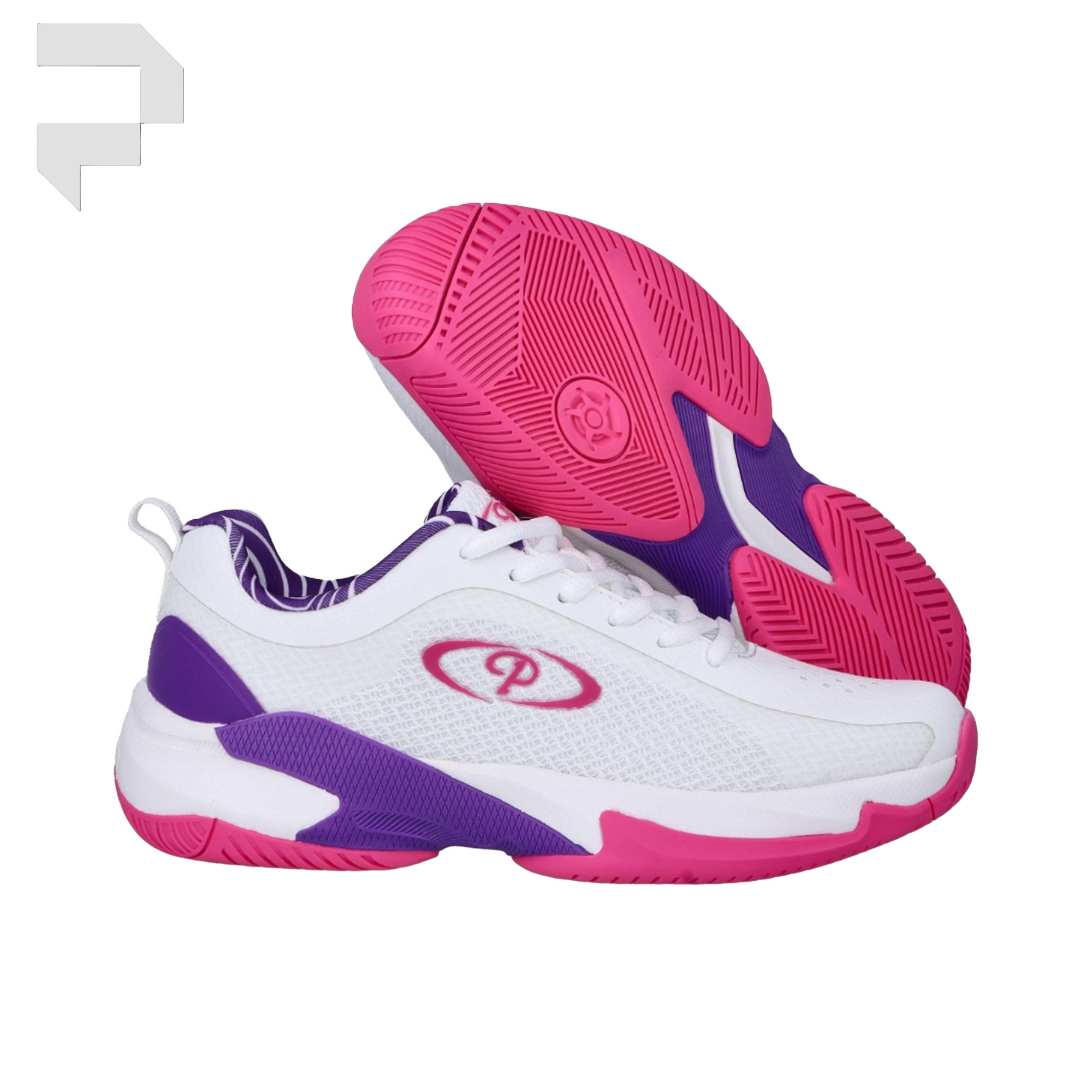 Court-X Control Shoes White/Pink - Image 2