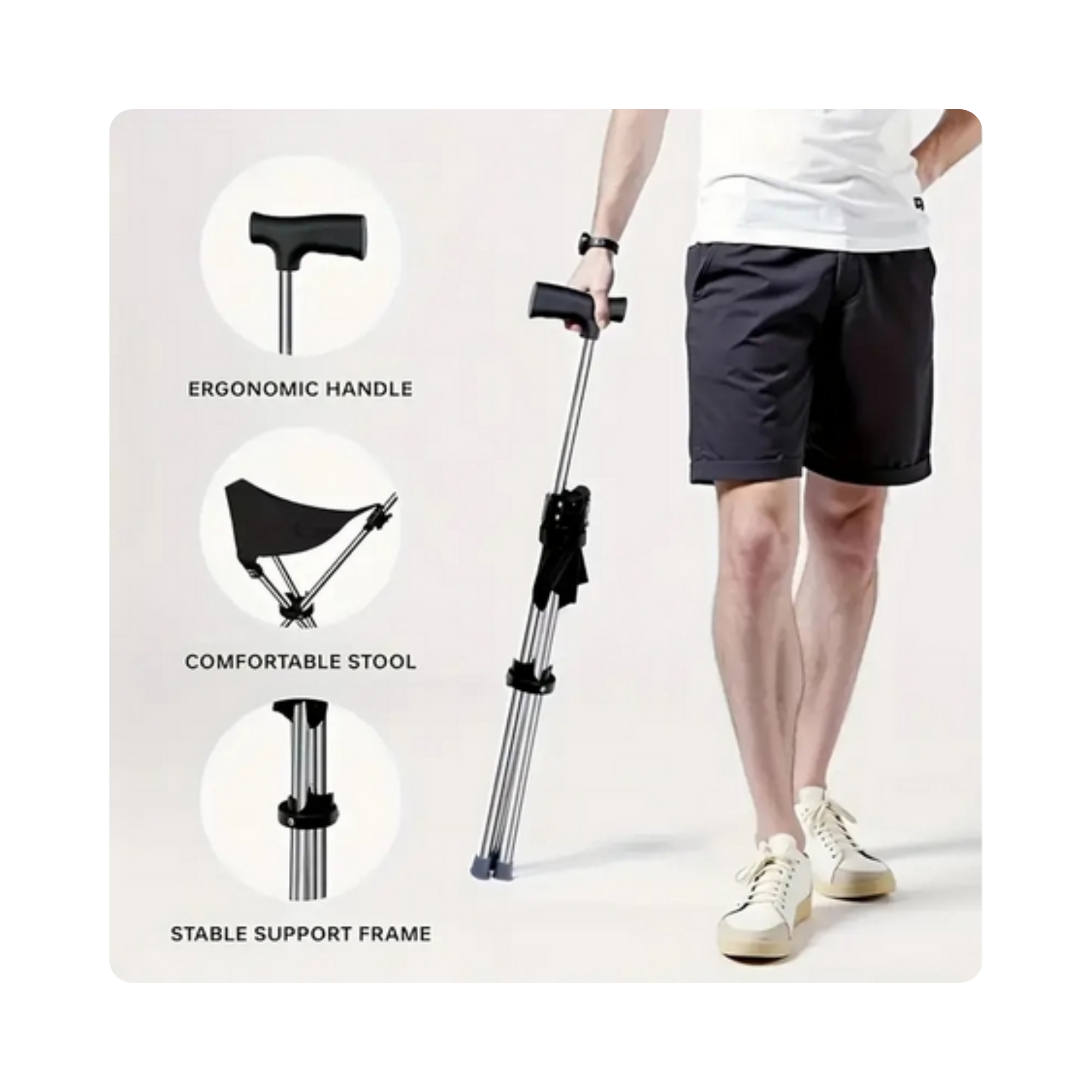 Portable Tripod Chair - Image 2