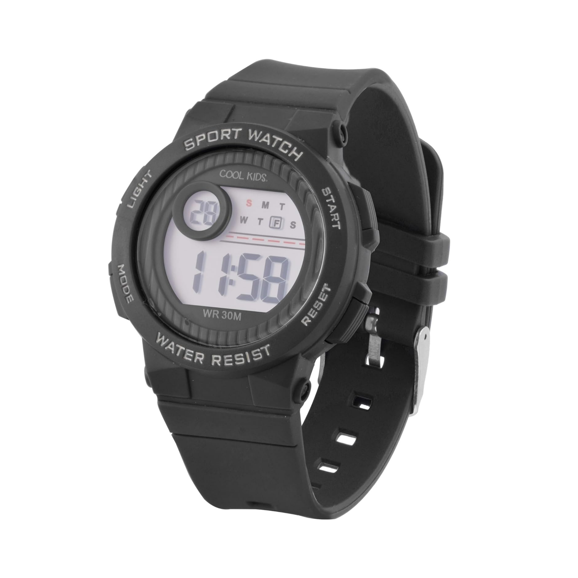 COOLKIDS Digital Mid-size 30M WR (Black)