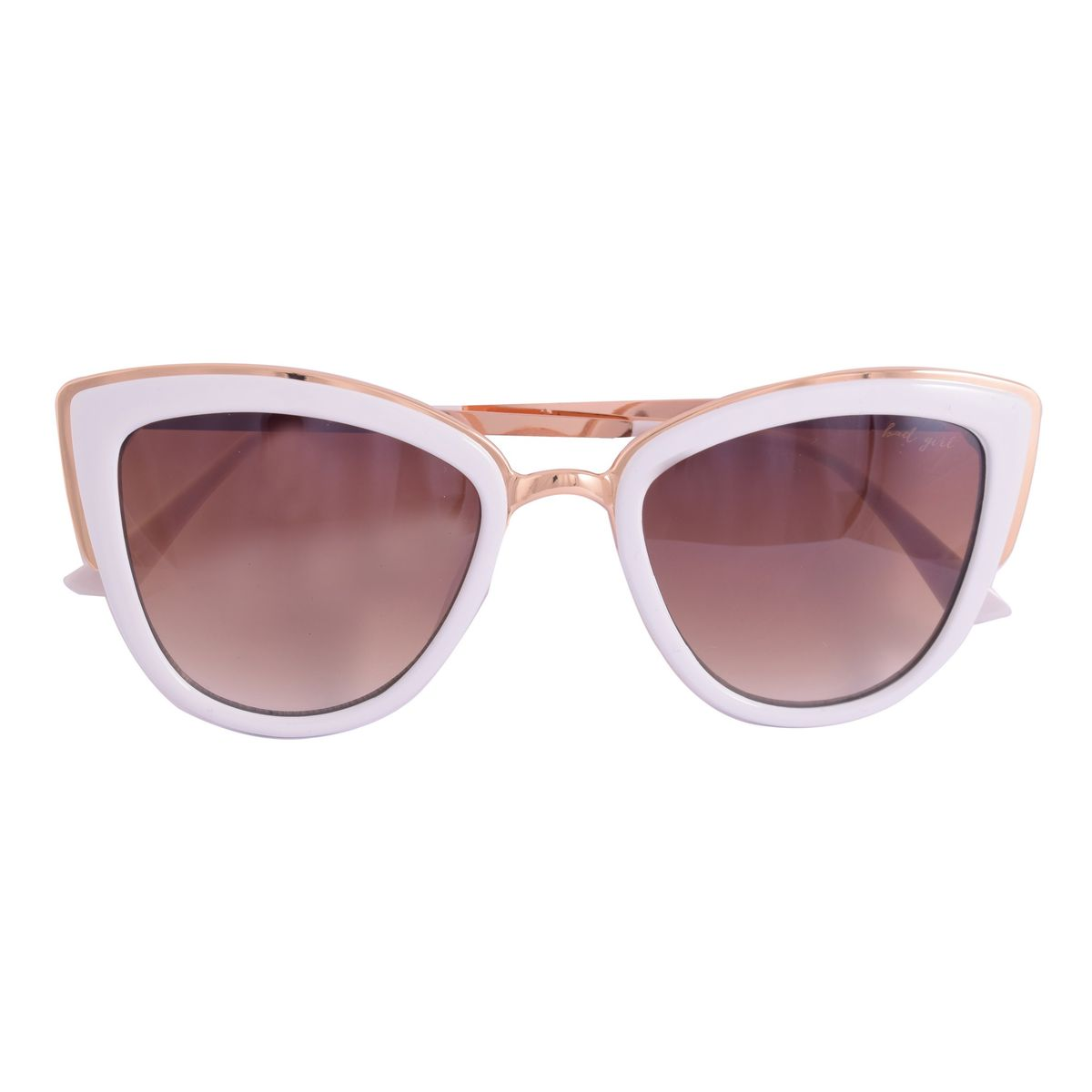 BadGirl Women's Diva Sunglasses (White & Rosegold) - Image 2