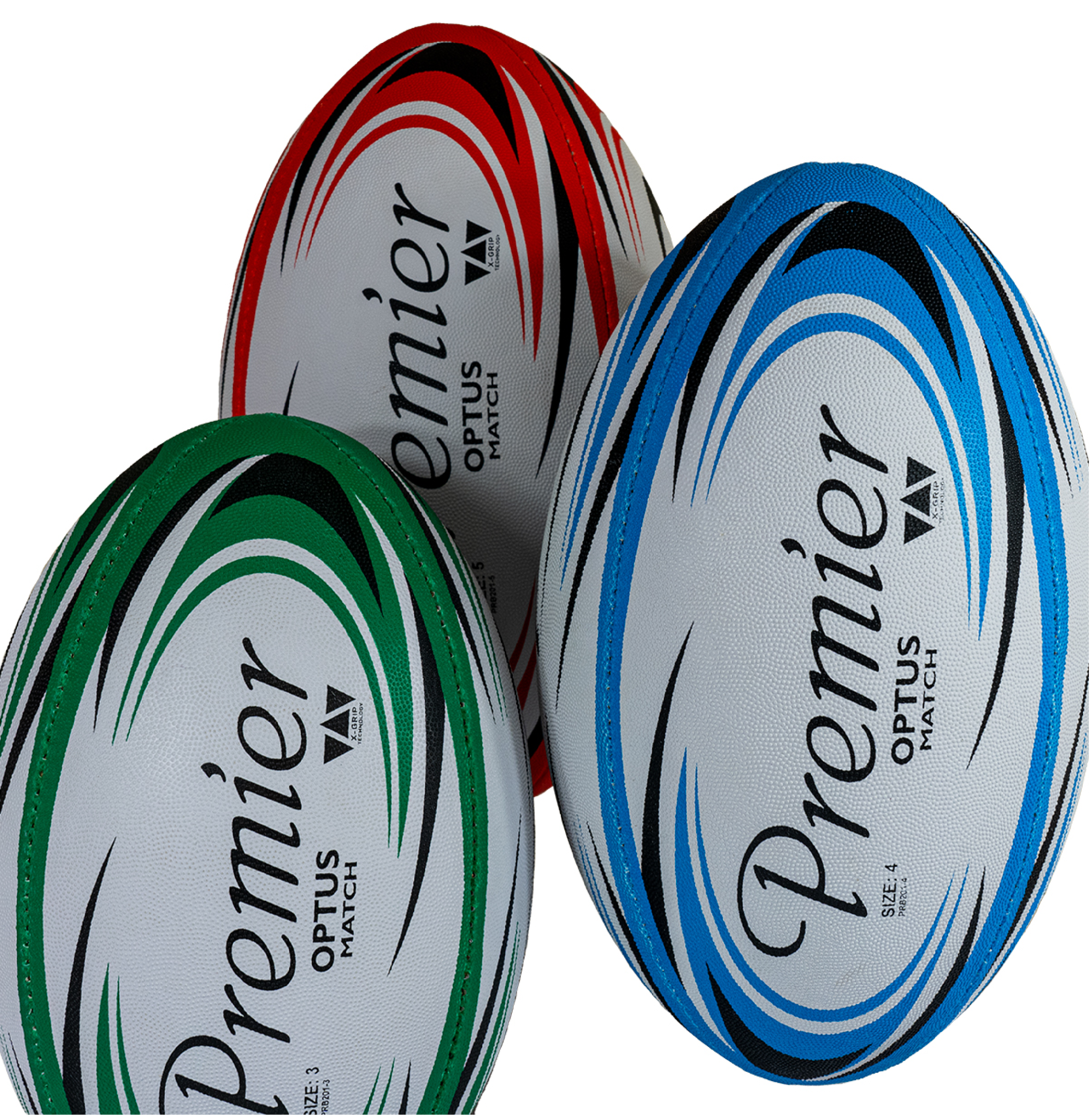Optus Match Rugby Ball Size 3 - Image 3