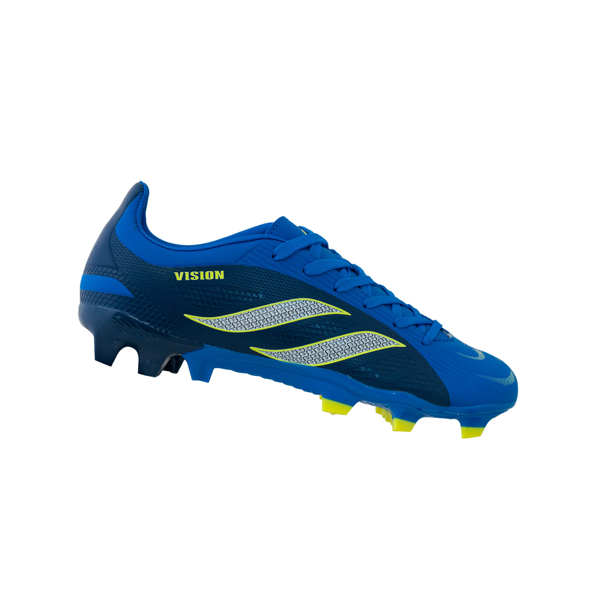 Youth Vision Soccer Boot Navy/Royal/Yellow - Image 2