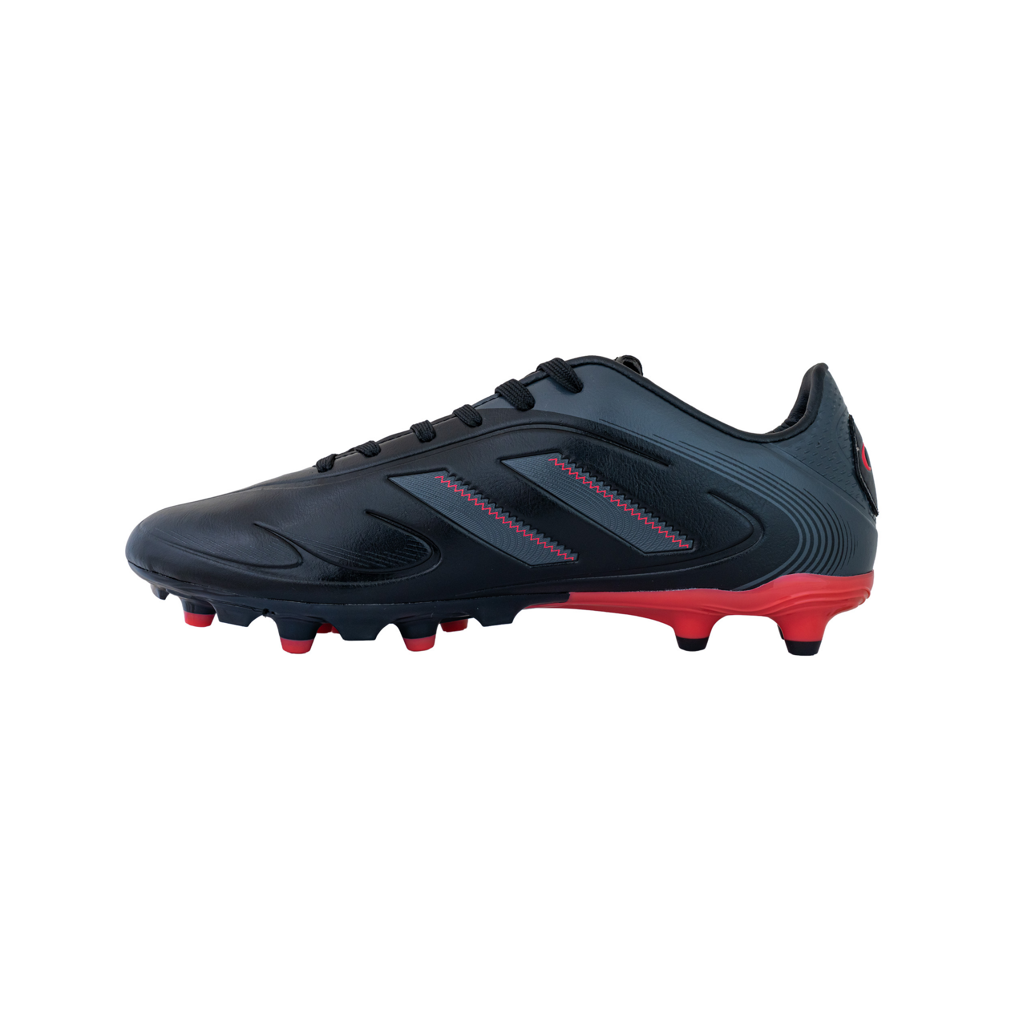 Mens Copa Pure Soccer Boot Black/Red - Image 3