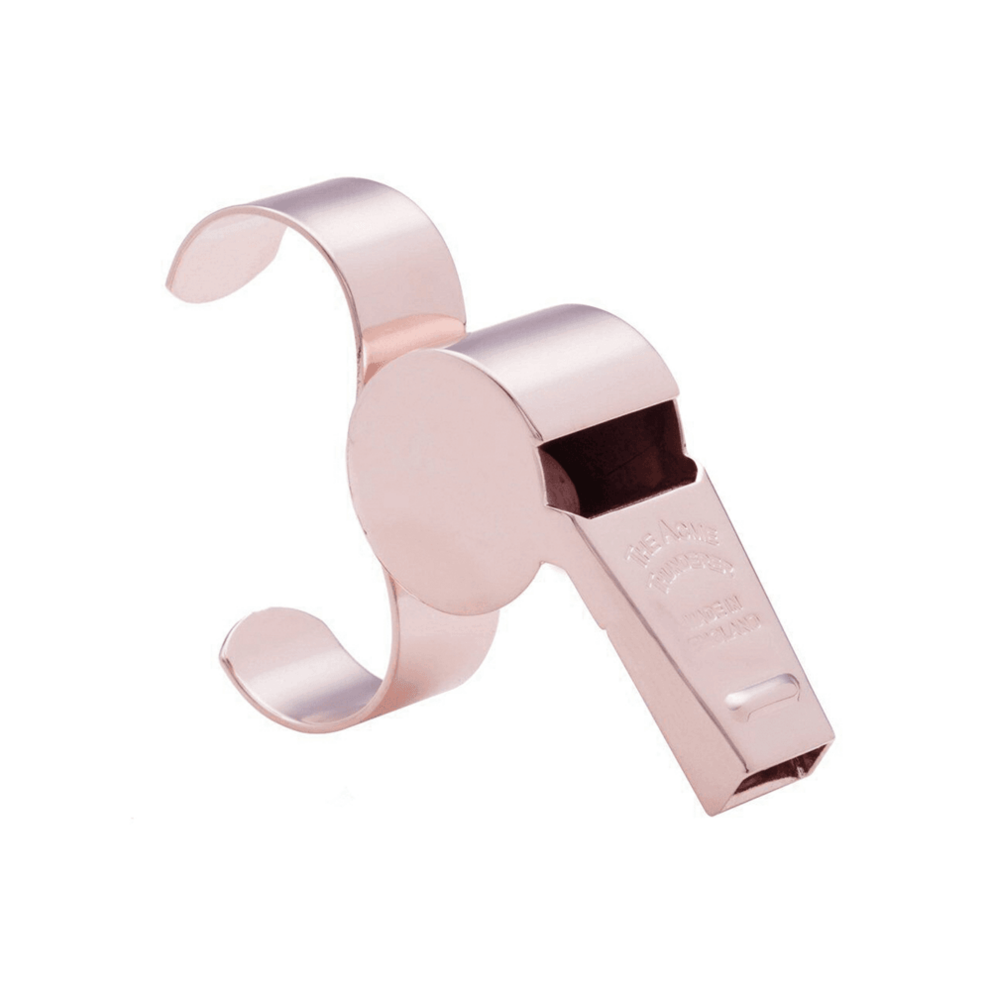 Acme 477/59.5 Thunderer Rose Gold Finger Grip Whistle - Image 2