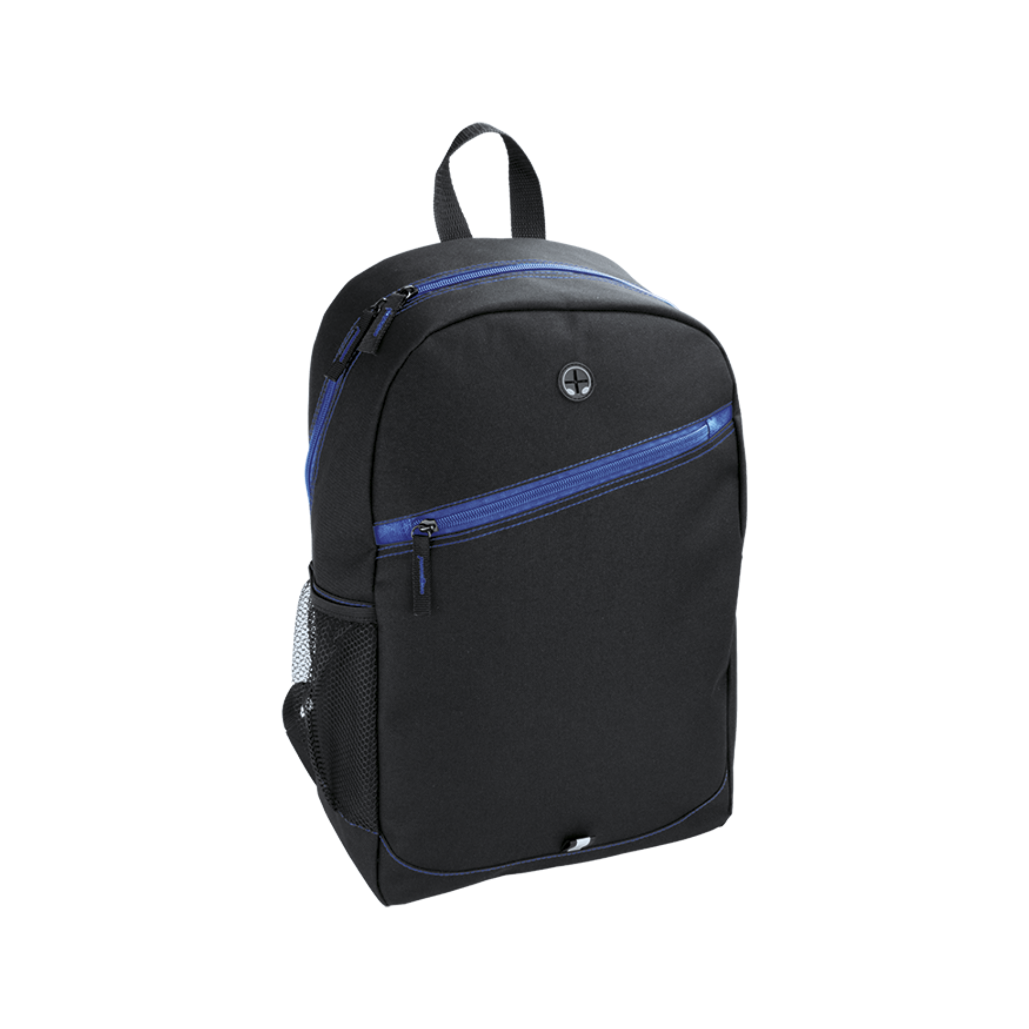 Backpack With Contrast Colour Diagonal Zip - Image 2