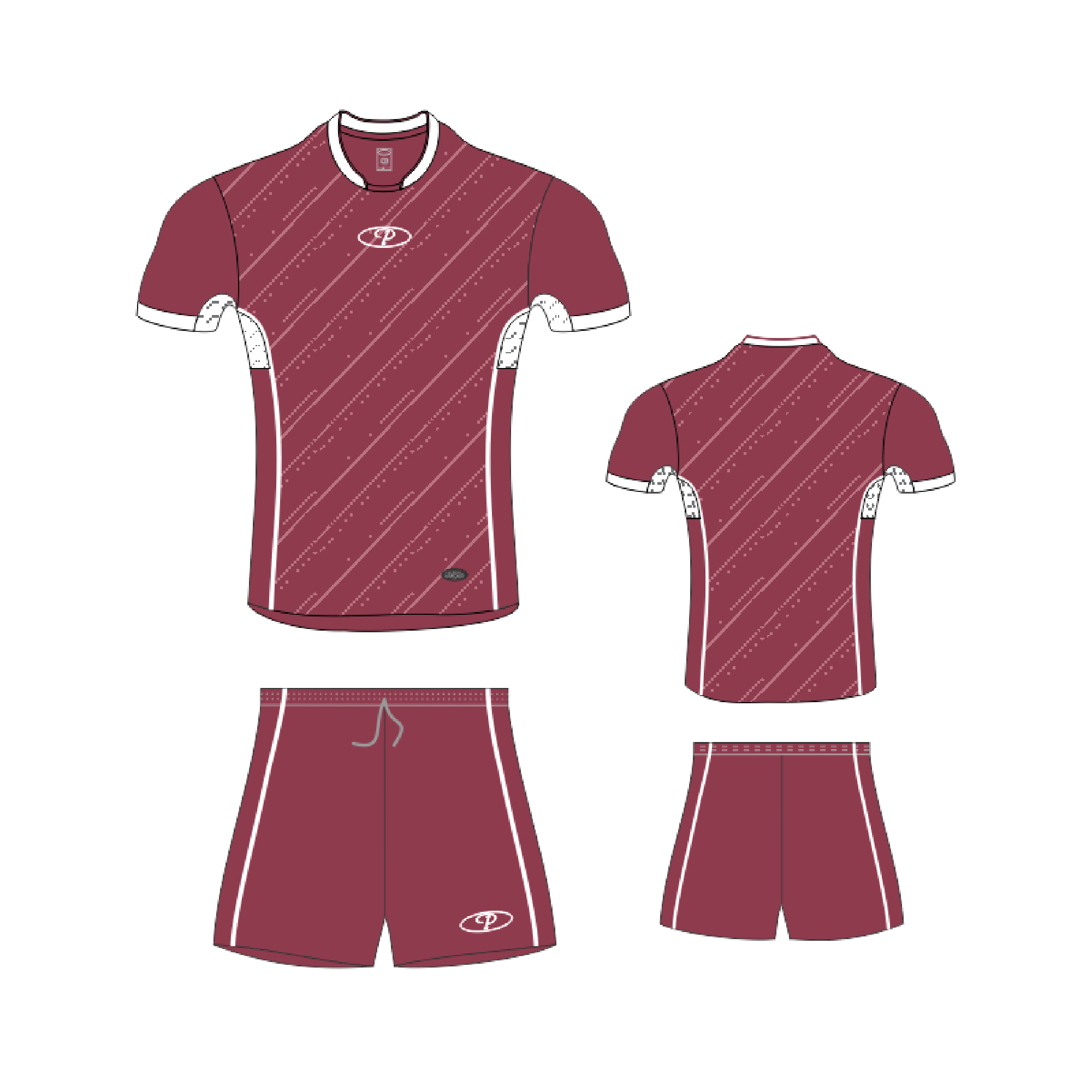 MAROON | WHITE