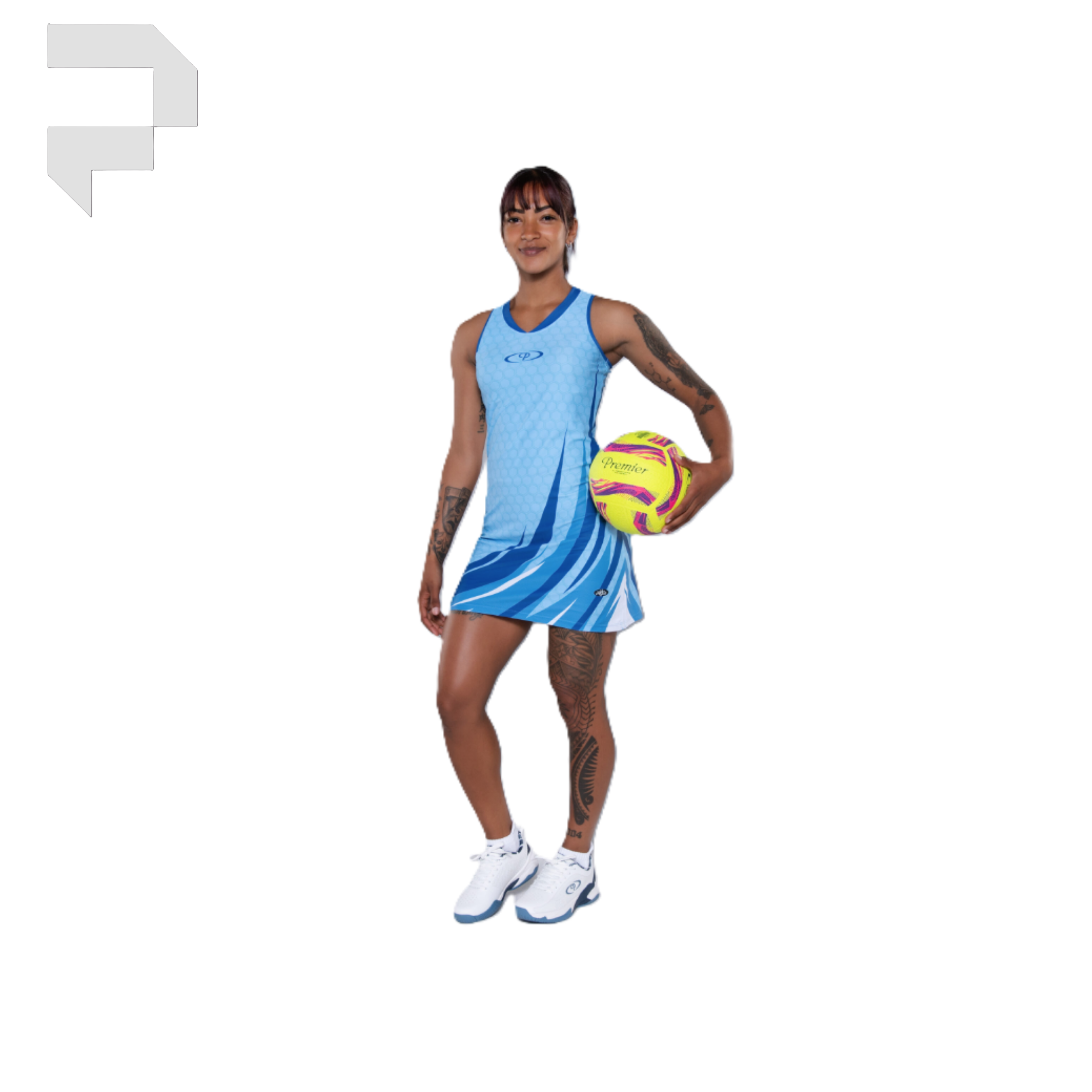 Ladies Jaguar Sublimated Netball Dresses - Image 8