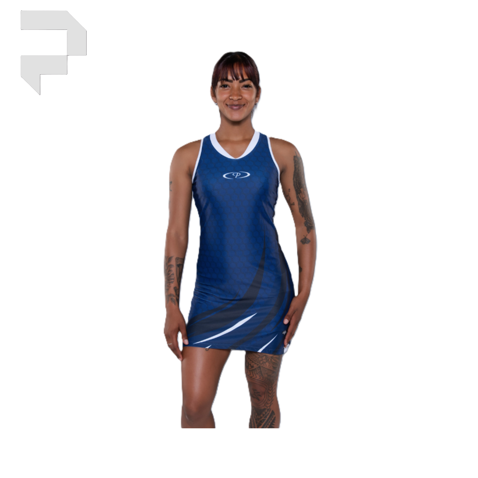 Ladies Jaguar Sublimated Netball Dresses - Image 11