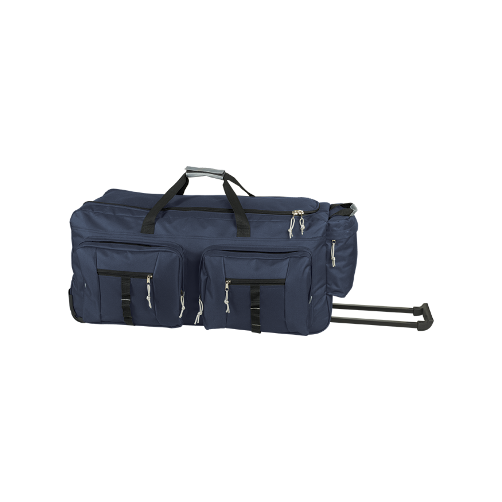 Dual Front Pocket Rolling Travel Duffel