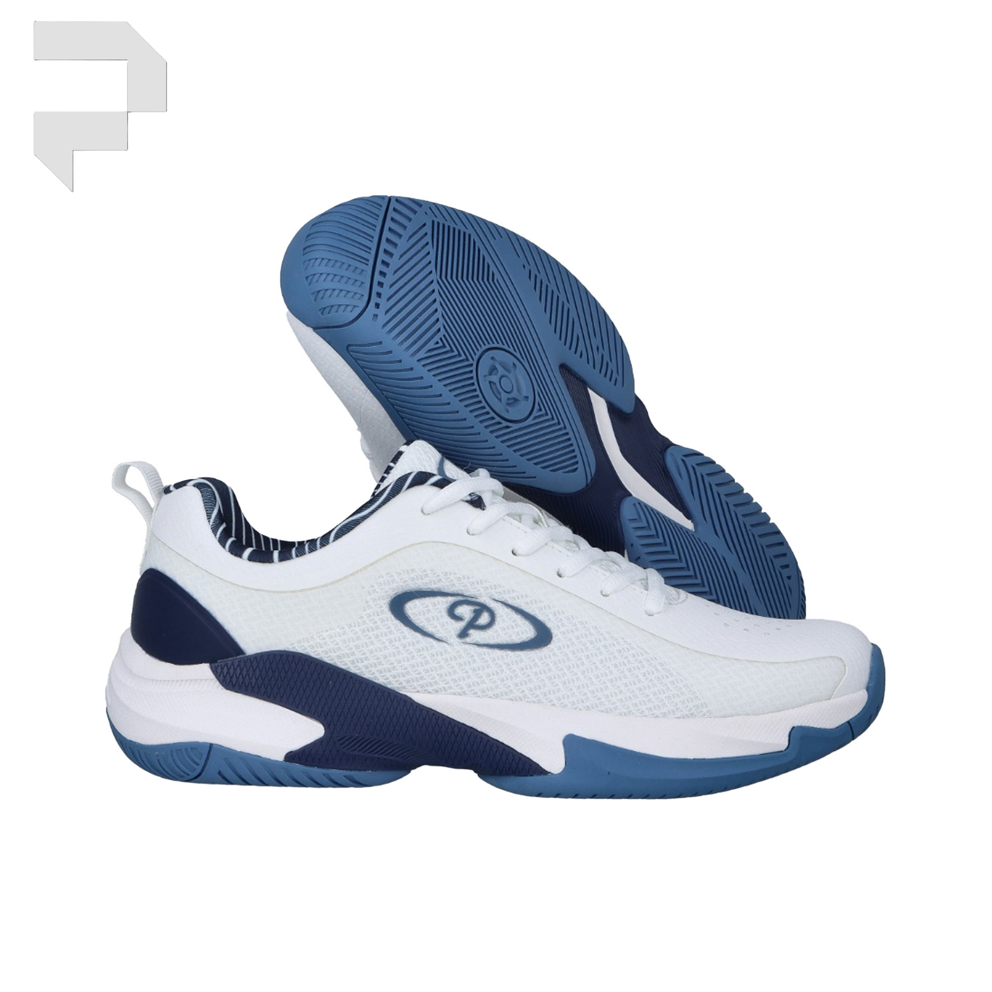 Court-X Control Shoes White/Sky - Image 3