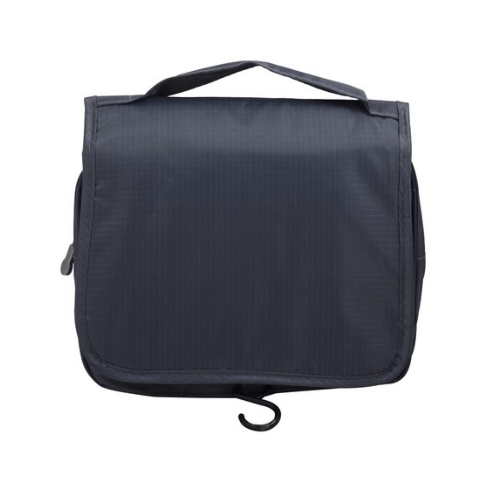 Velcro Hanging Toiletry Bag Dark Grey - Image 3
