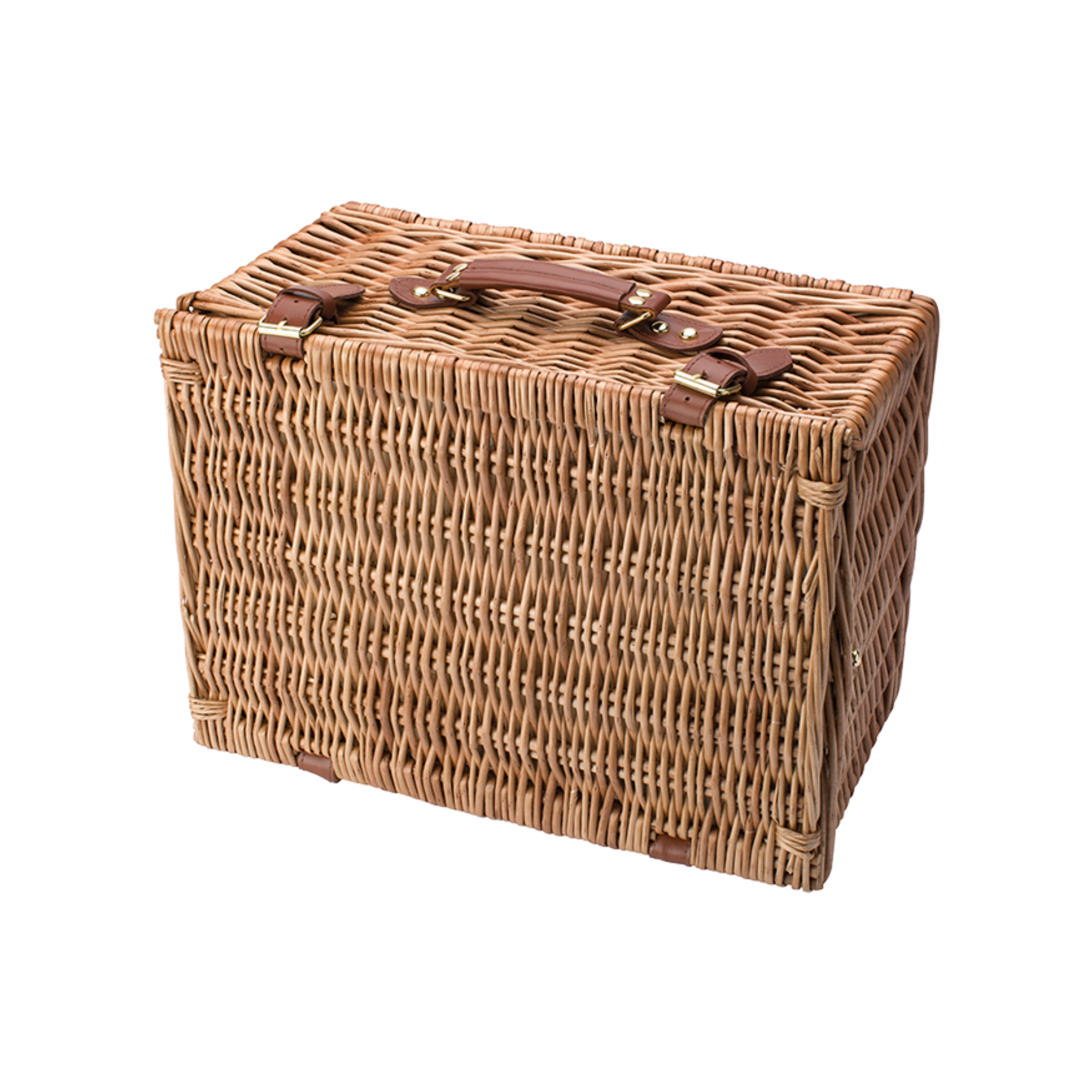 Two Person Willow Picnic Basket - Image 3