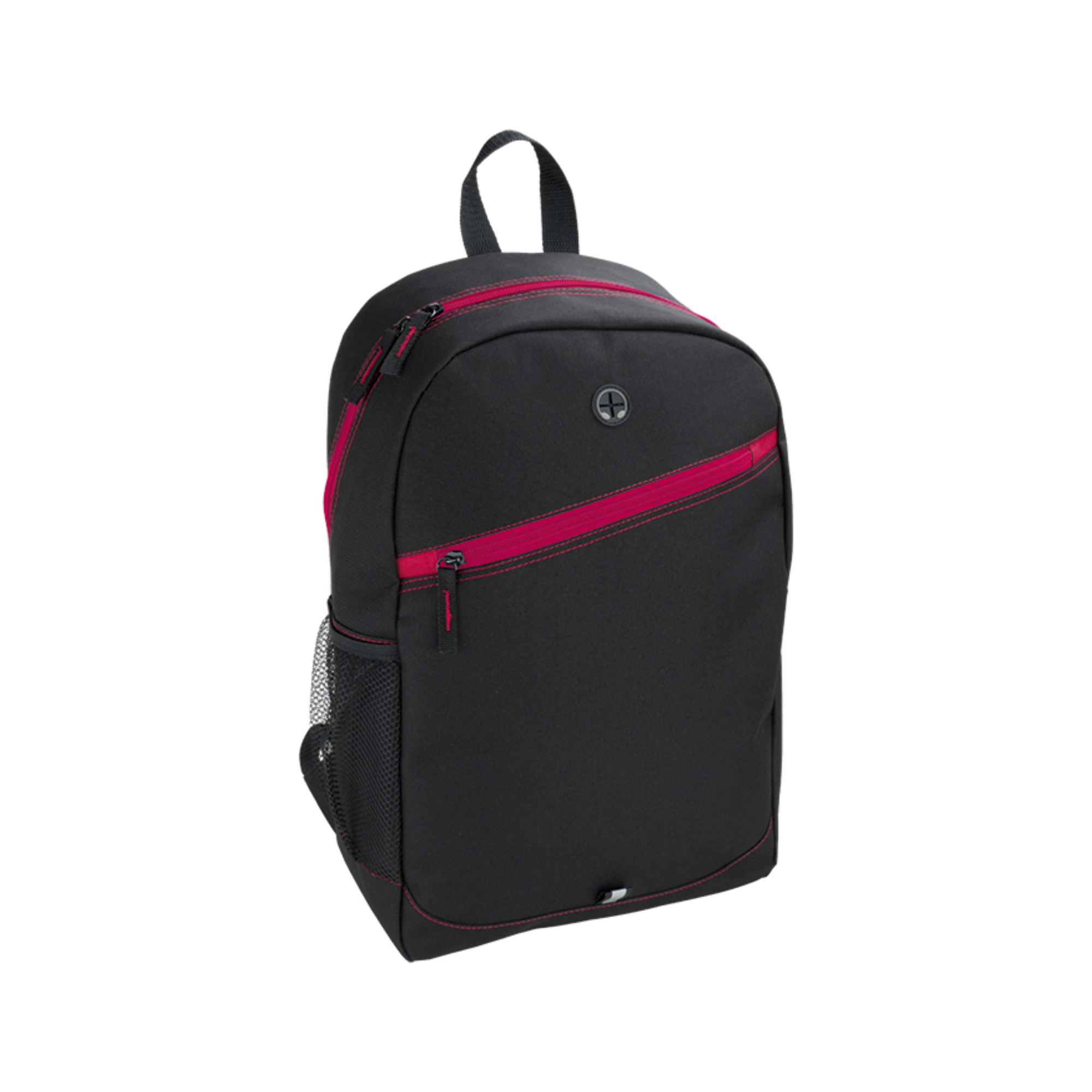 Backpack With Contrast Colour Diagonal Zip - Image 3