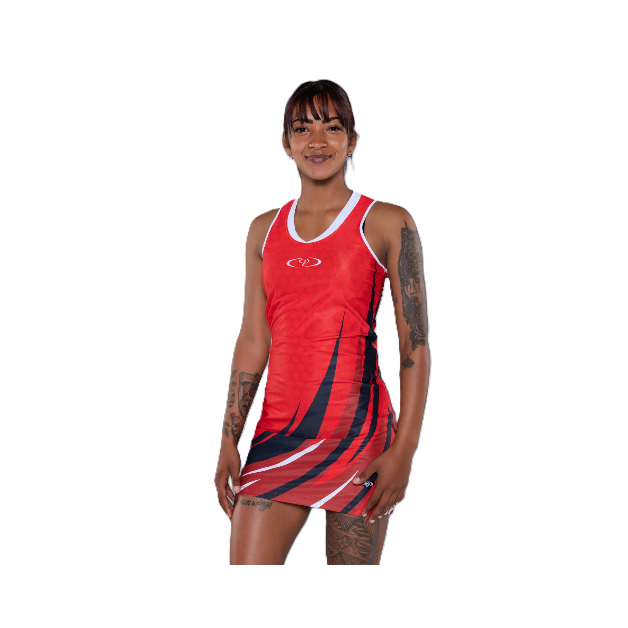 Ladies Jaguar Sublimated Netball Dresses - Image 15