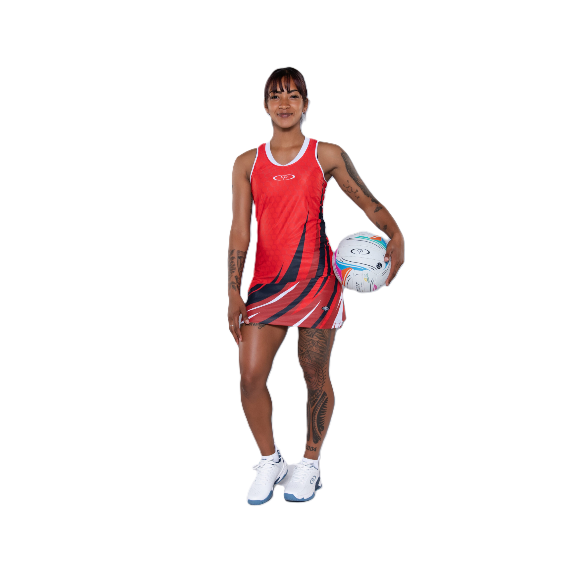 Ladies Jaguar Sublimated Netball Dresses - Image 16