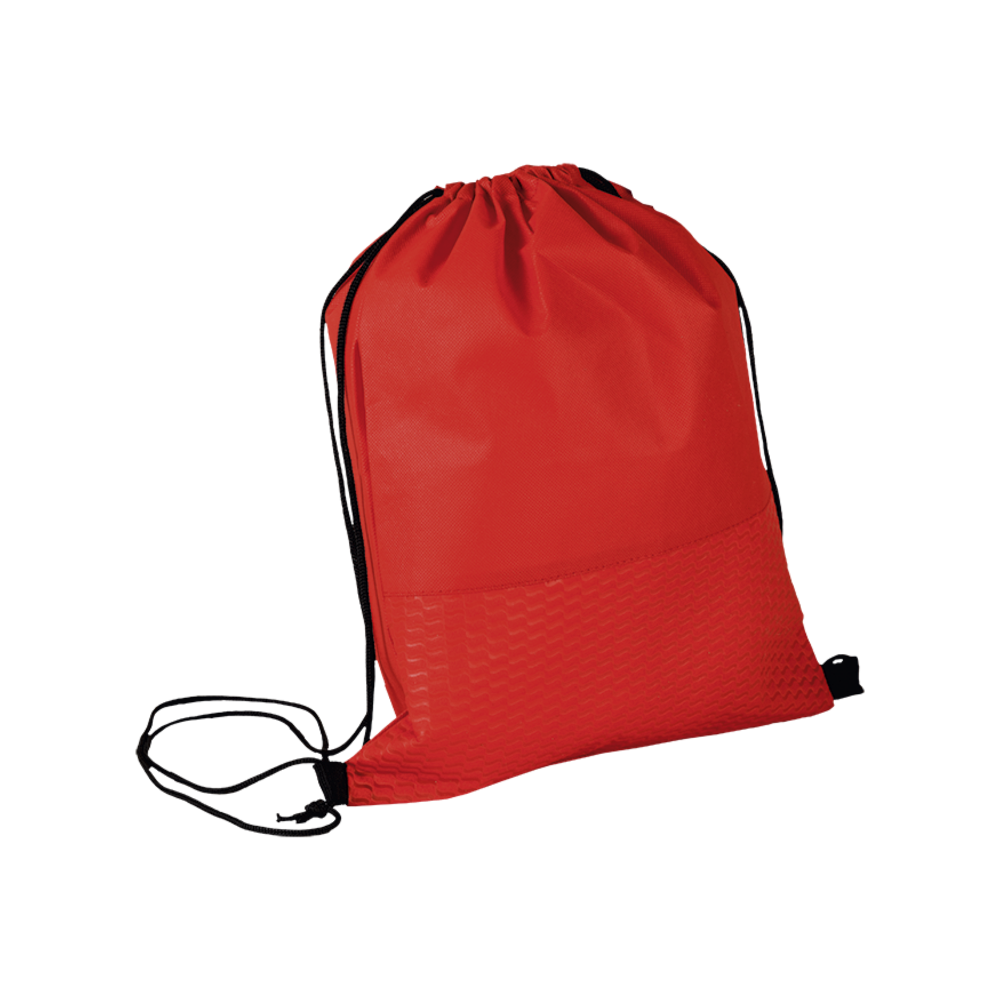 Wave Design Drawstring Bag Non-Woven - Image 4