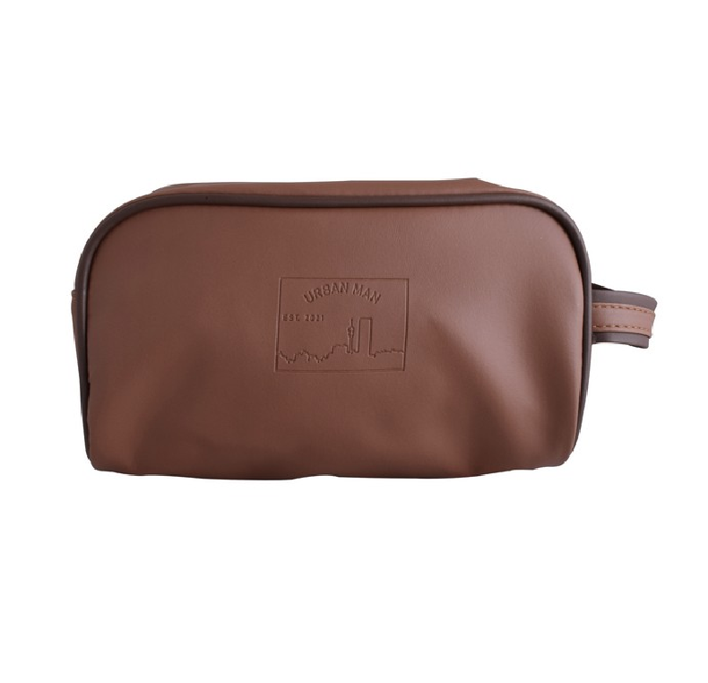 Urban Man Chestnut Toiletry Bag - Image 5