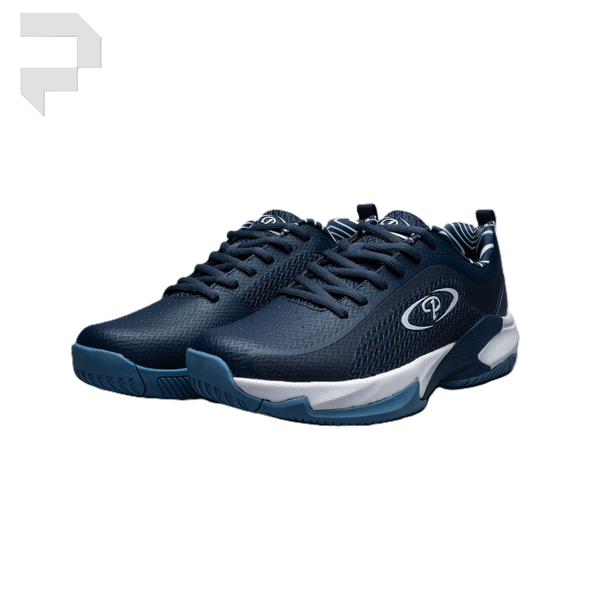 Court-X Control Shoes Navy/White - Image 4