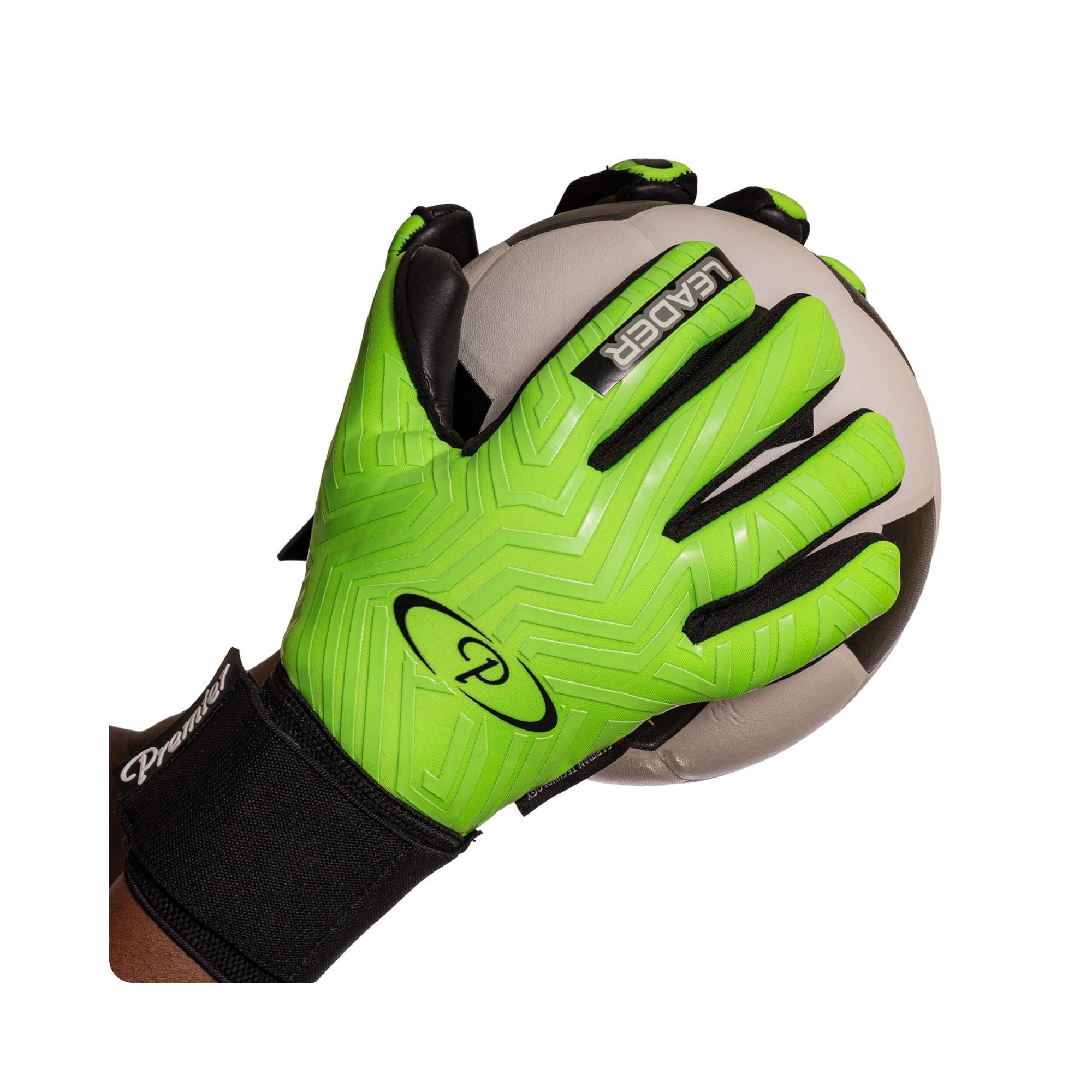Premier Sports Leader Goalkeeper Glove – Green - Image 4